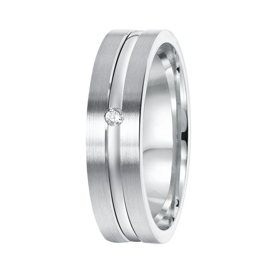 Lucardi Ringe 'Chios' 925 Silber - silbern 53mm Herren