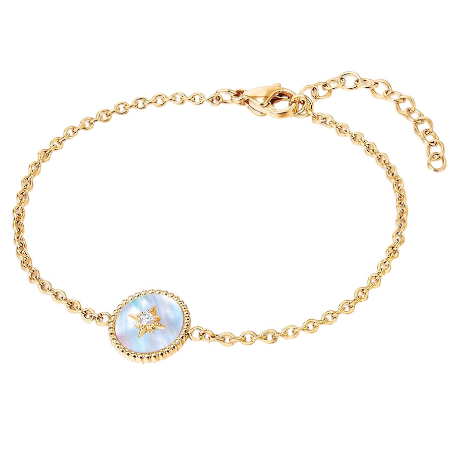 Valero Pearls Armband Edelstahl gold Damen