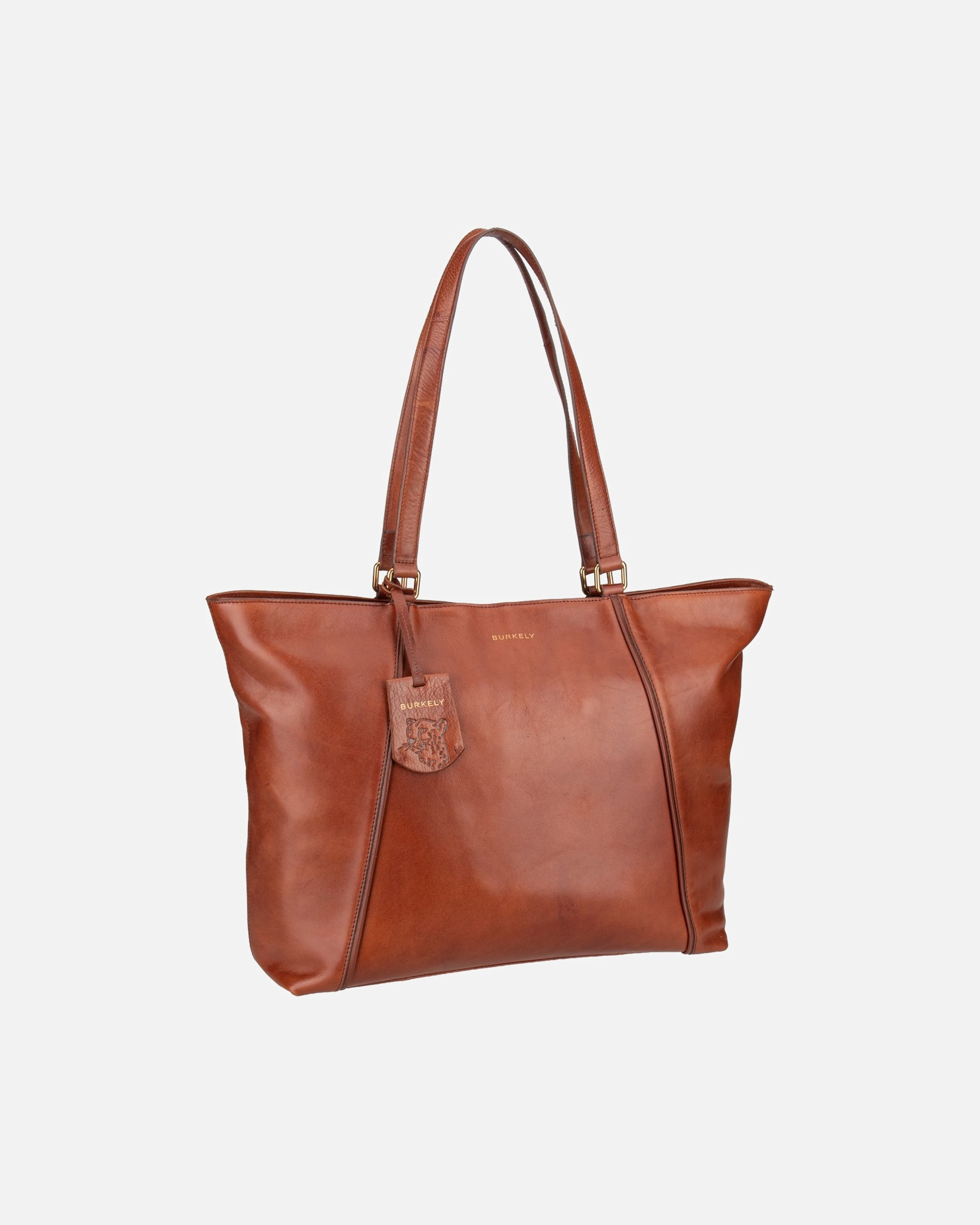 Shopper für Weiblich Burkely Shopper Fine Florence Wide 1001707 15.6" Chestnut