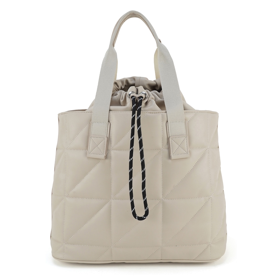 HARPA Schultertasche MORGANA mit Befestigungsschlaufe für den Trolleygriff hellgrau