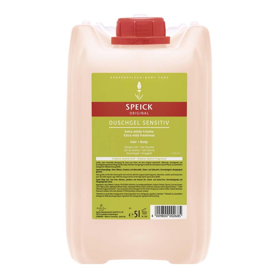 Speick Naturkosmetik Natural - Duschgel Sensitiv Hair Body 5 l