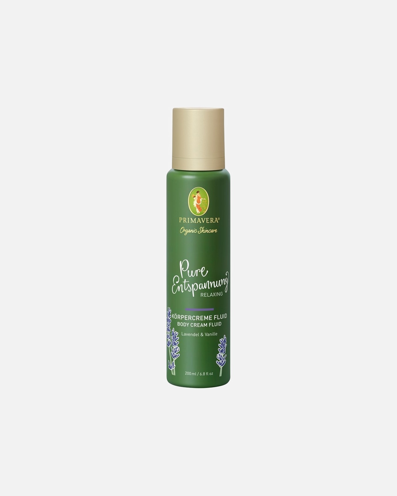 Körpercreme für Unisex Primavera Pure Entspannung Körpercreme Fluid 200 ml