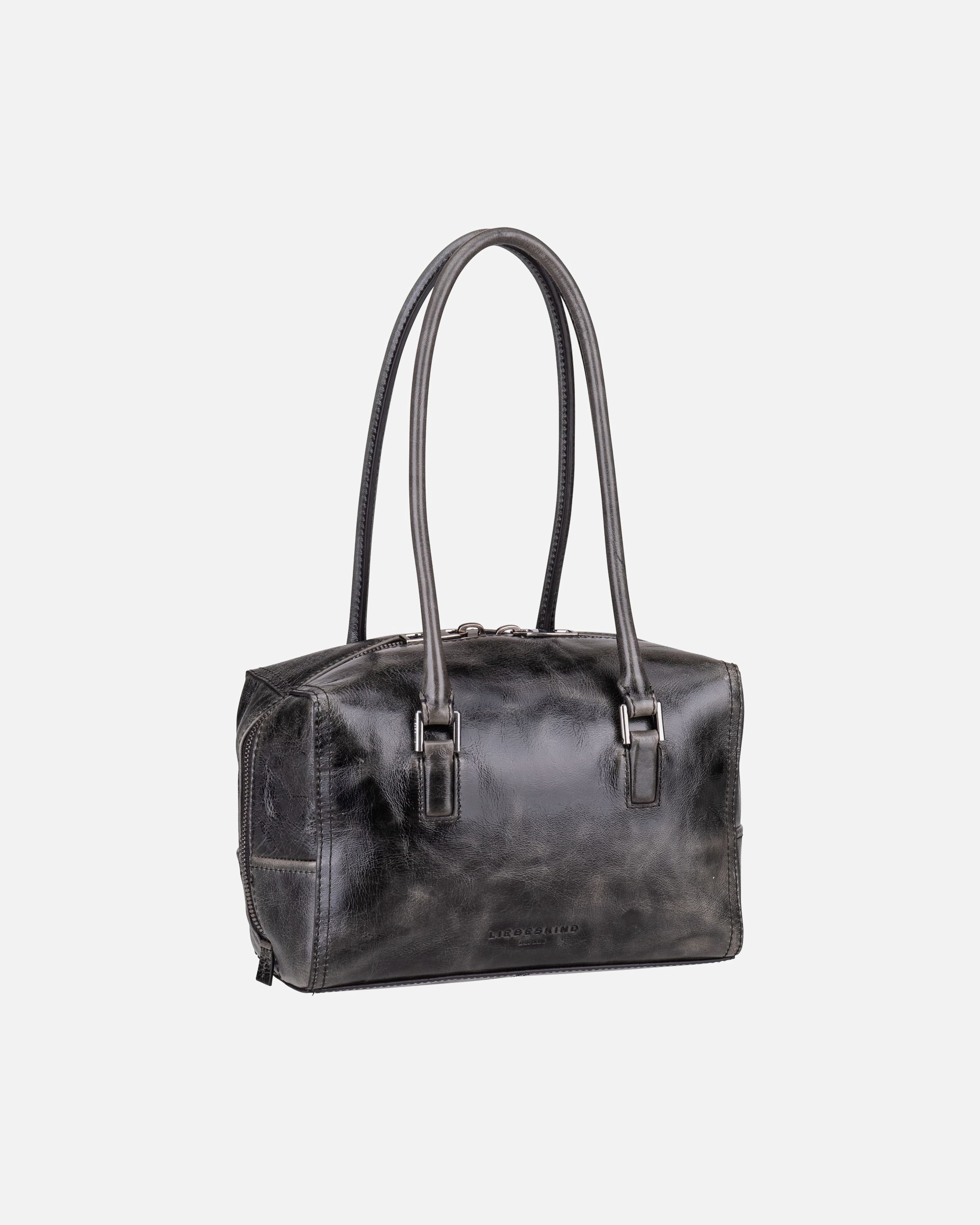 Umhängetasche für Weiblich Liebeskind Handtasche Kayla Archive Lack S Dark Stone