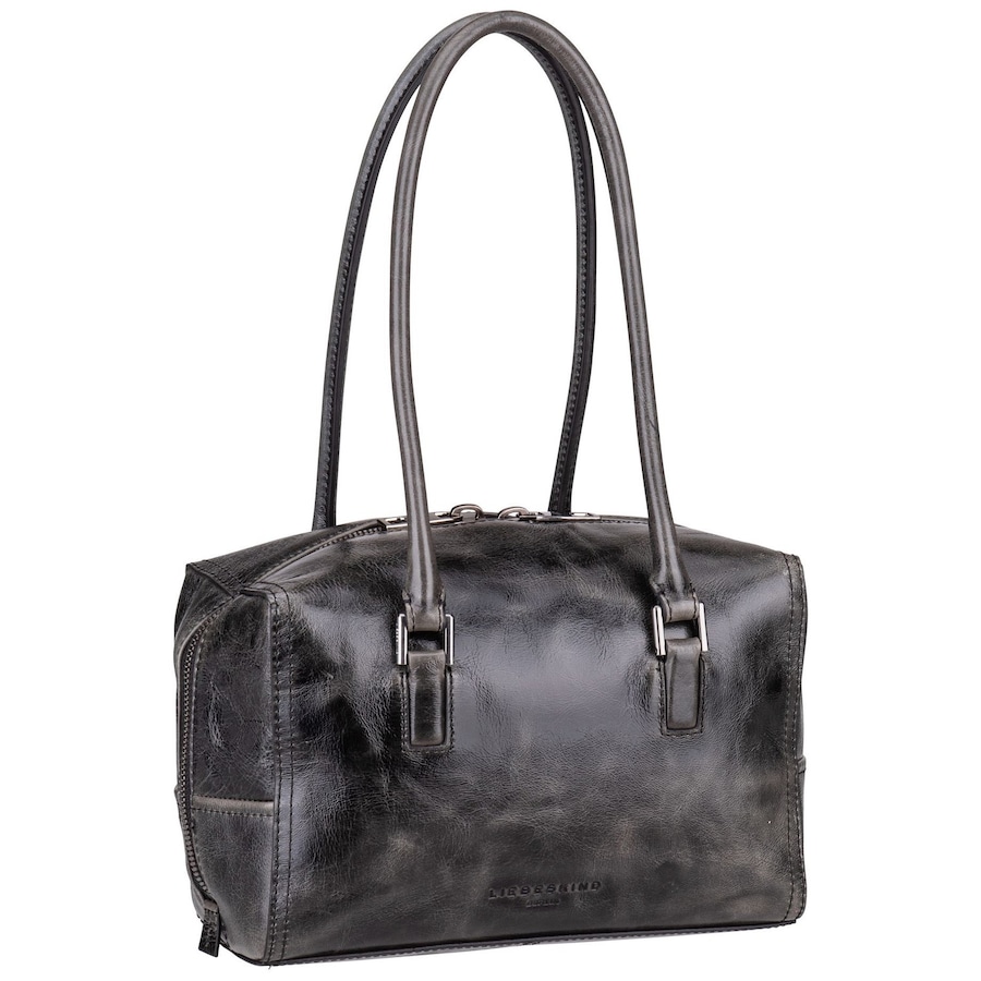 Liebeskind Handtasche Kayla Archive Lack S Dark Stone Grau Damen