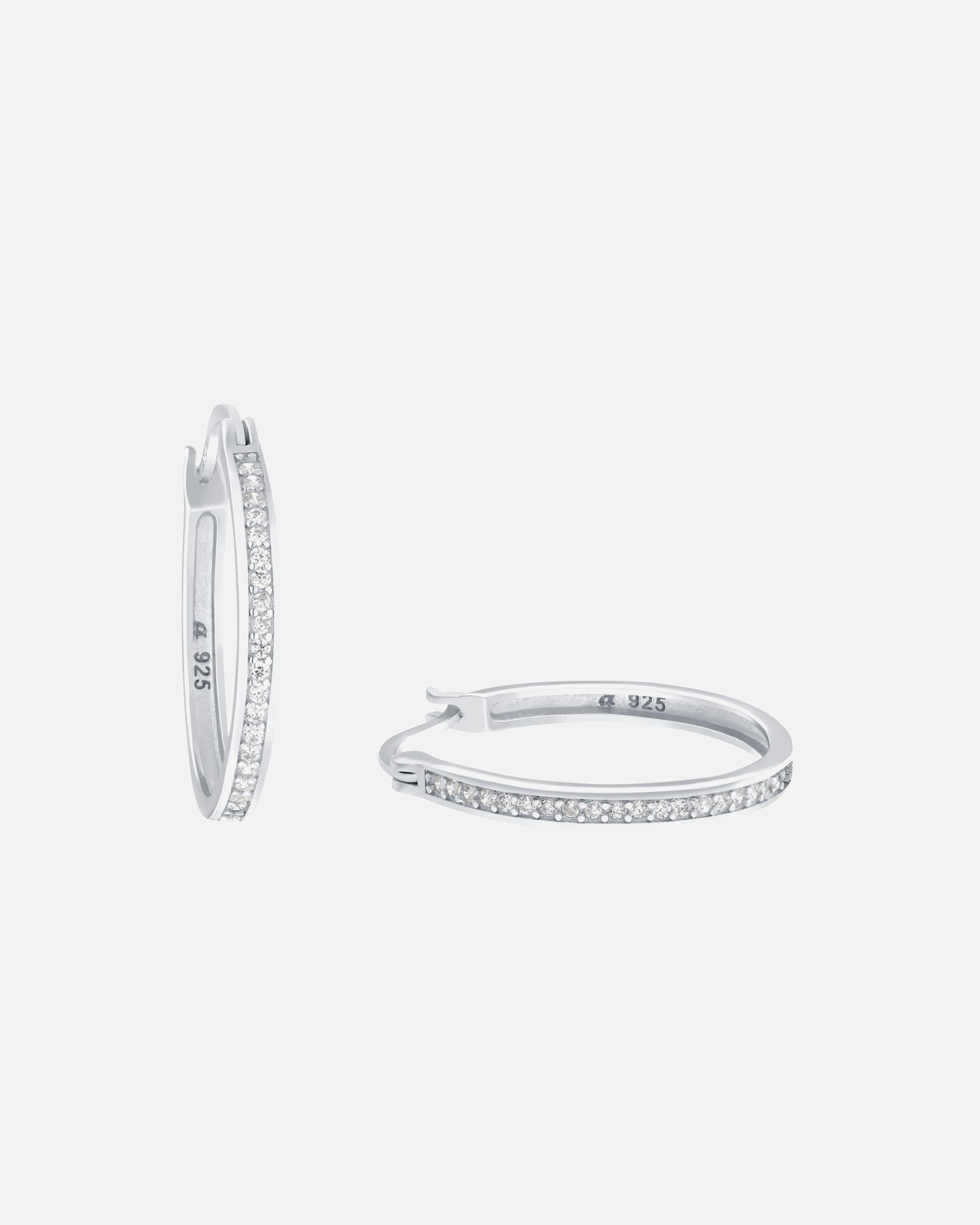 Creolen für Weiblich amor Creolen silber