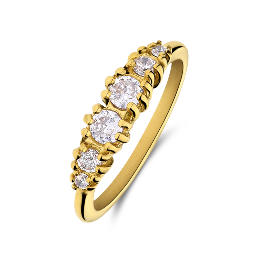 Lucardi Ring Stahl 50mm Damen