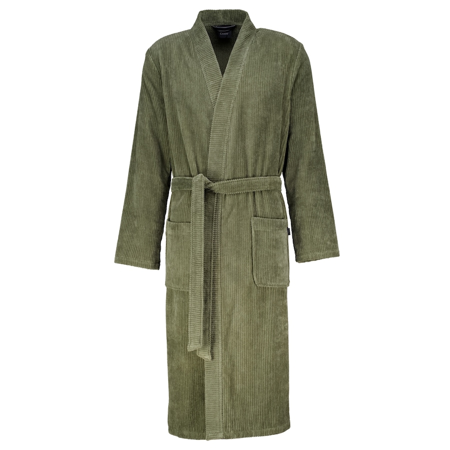 Cawö Bademäntel Herren Kimono Cord-Optik 6540 field - 453 S