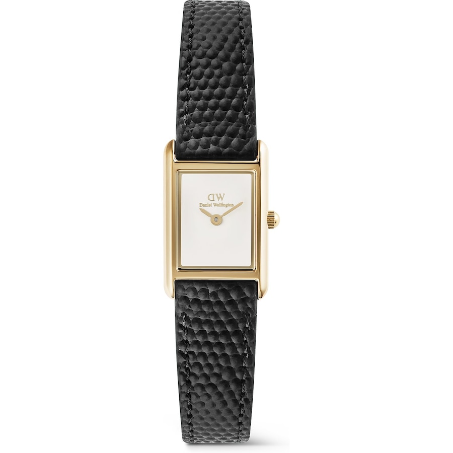 Daniel Wellington Damenuhr gelbgold, schwarz, weiß Damen