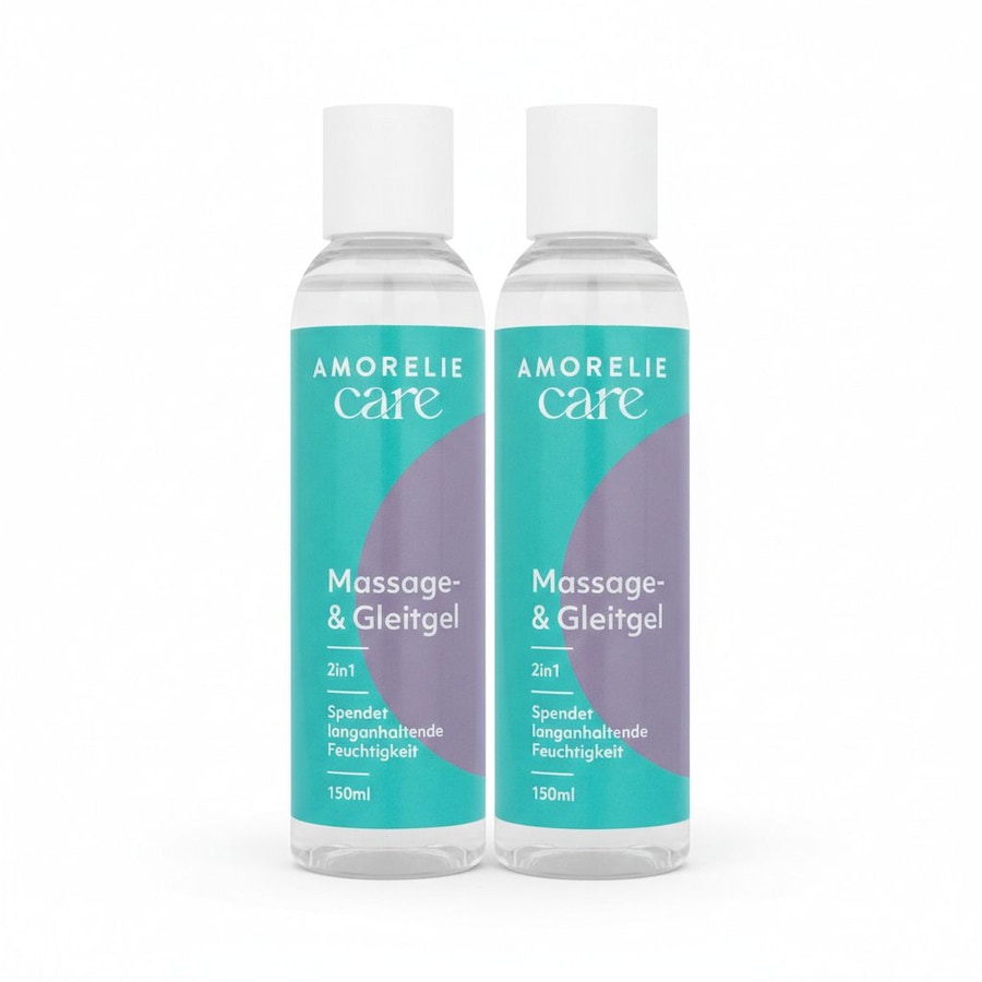 Amorelie 2er Set 2 in 1 Massage- & Gleitgel 300 ml