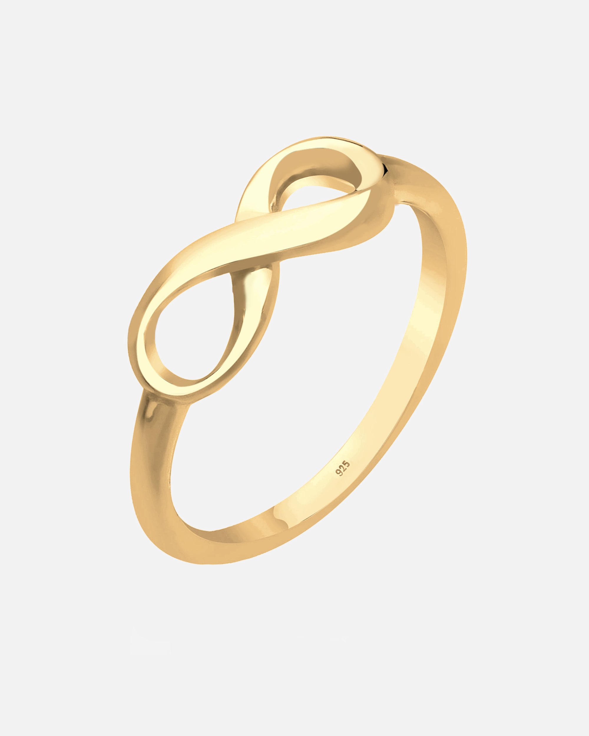 Ring für Weiblich Elli Basic Infinity Unendlichkeit 925 Sterling Silber 56