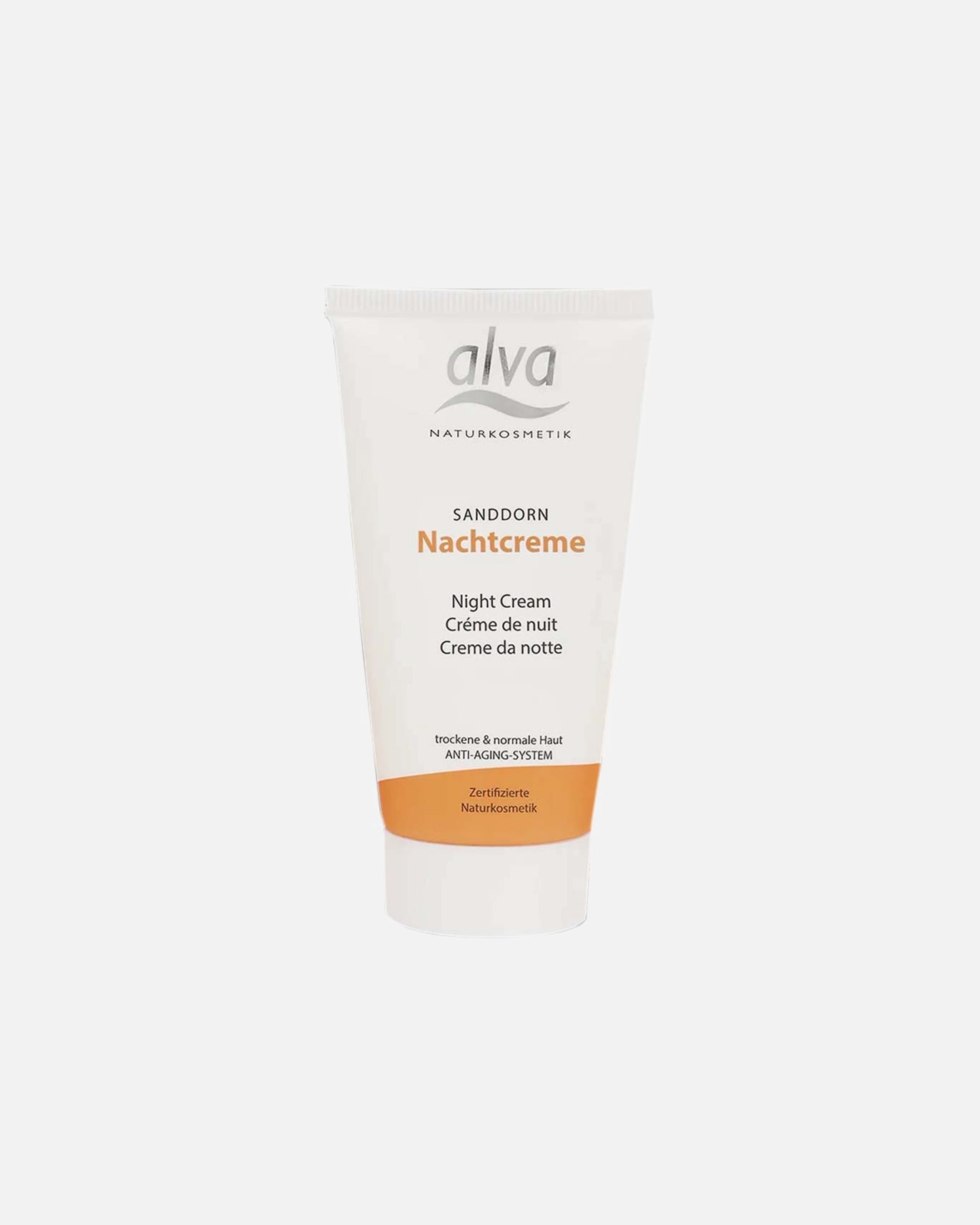 Nachtcreme für Unisex Alva Naturkosmetik Sanddorn - Nachtcreme 50 ml