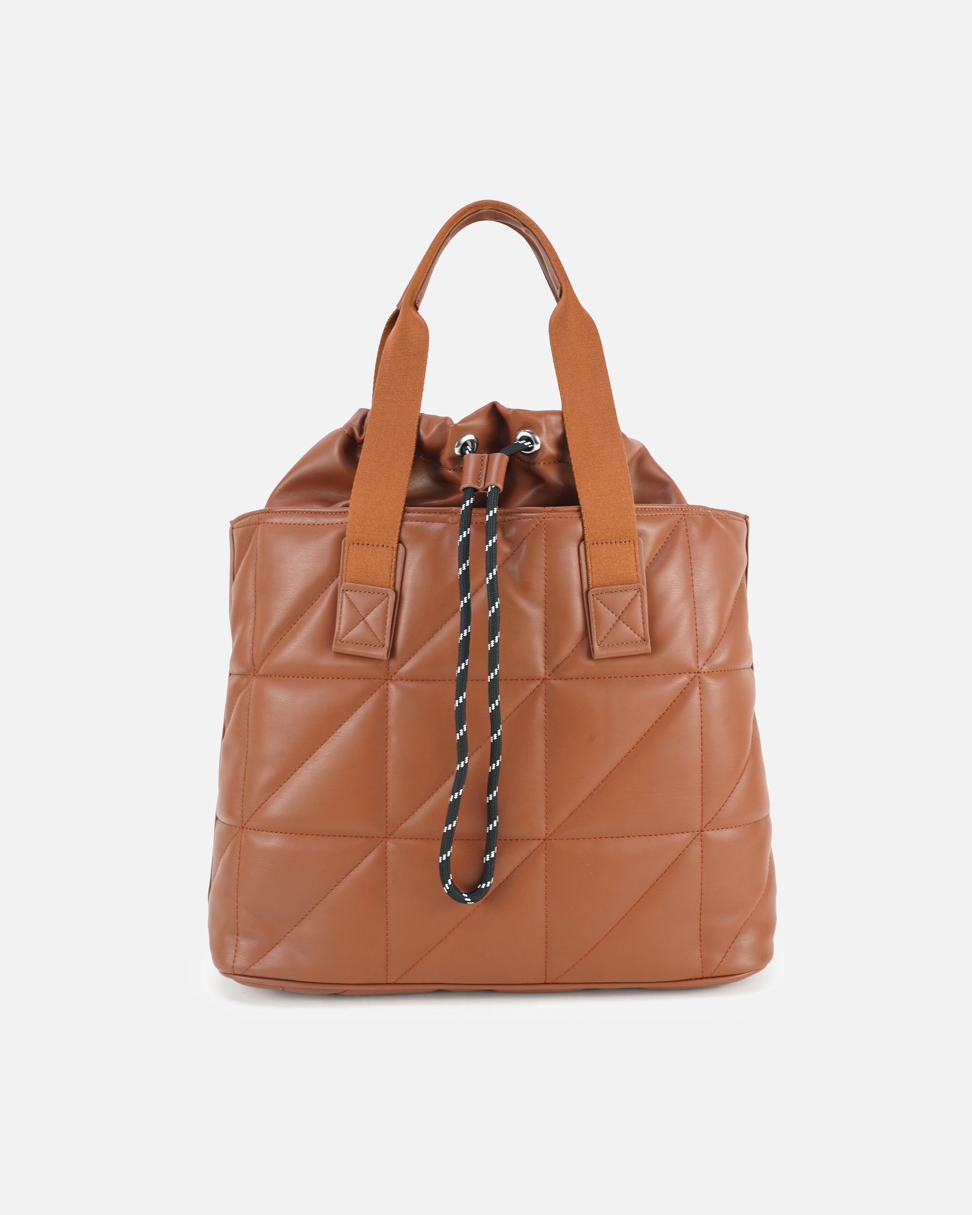 Umhängetasche für Unisex HARPA Schultertasche MORGANA mit Befestigungsschlaufe für den Trolleygriff braun