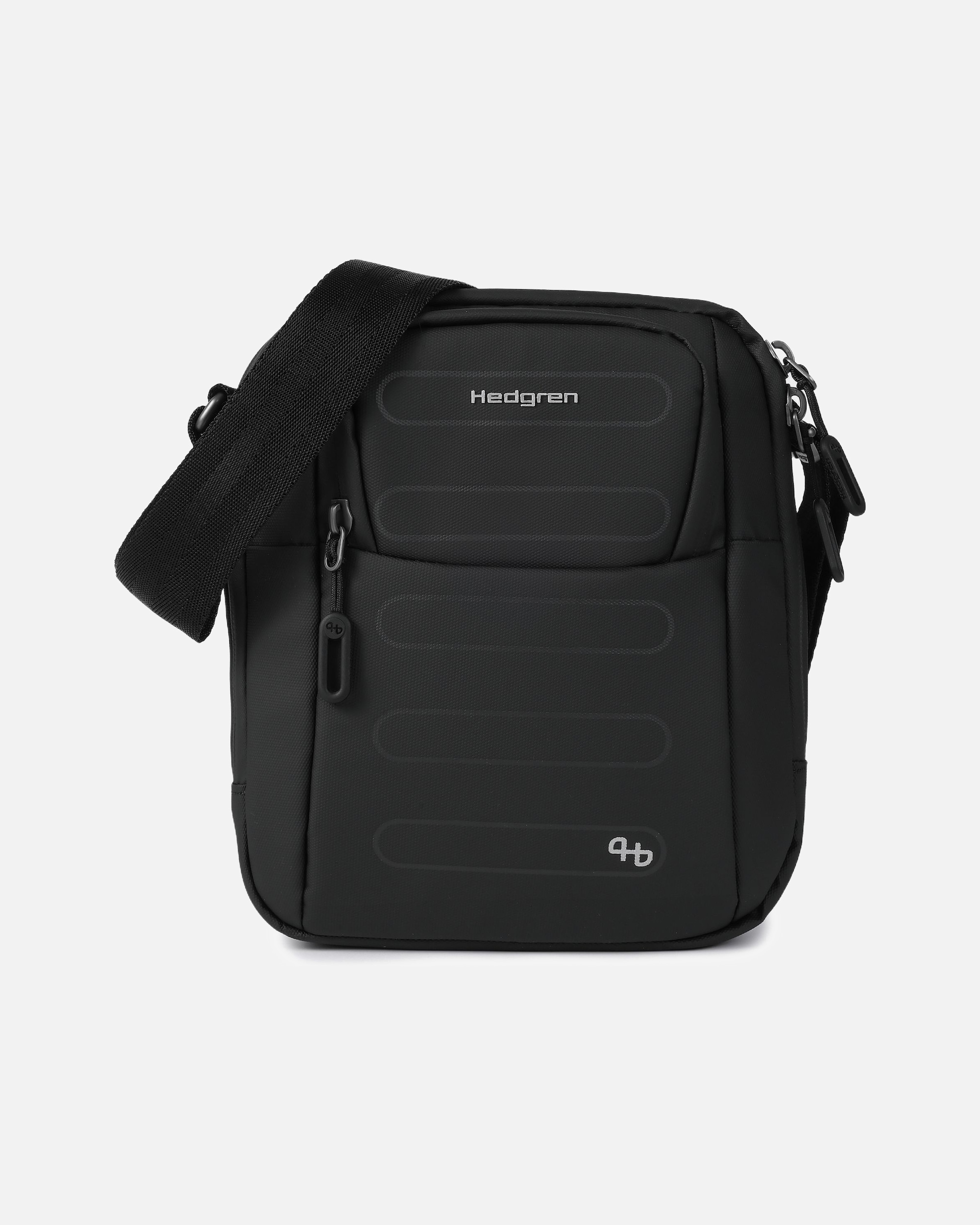 Clutch für Männlich Hedgren Comby Performance Umhängetasche black