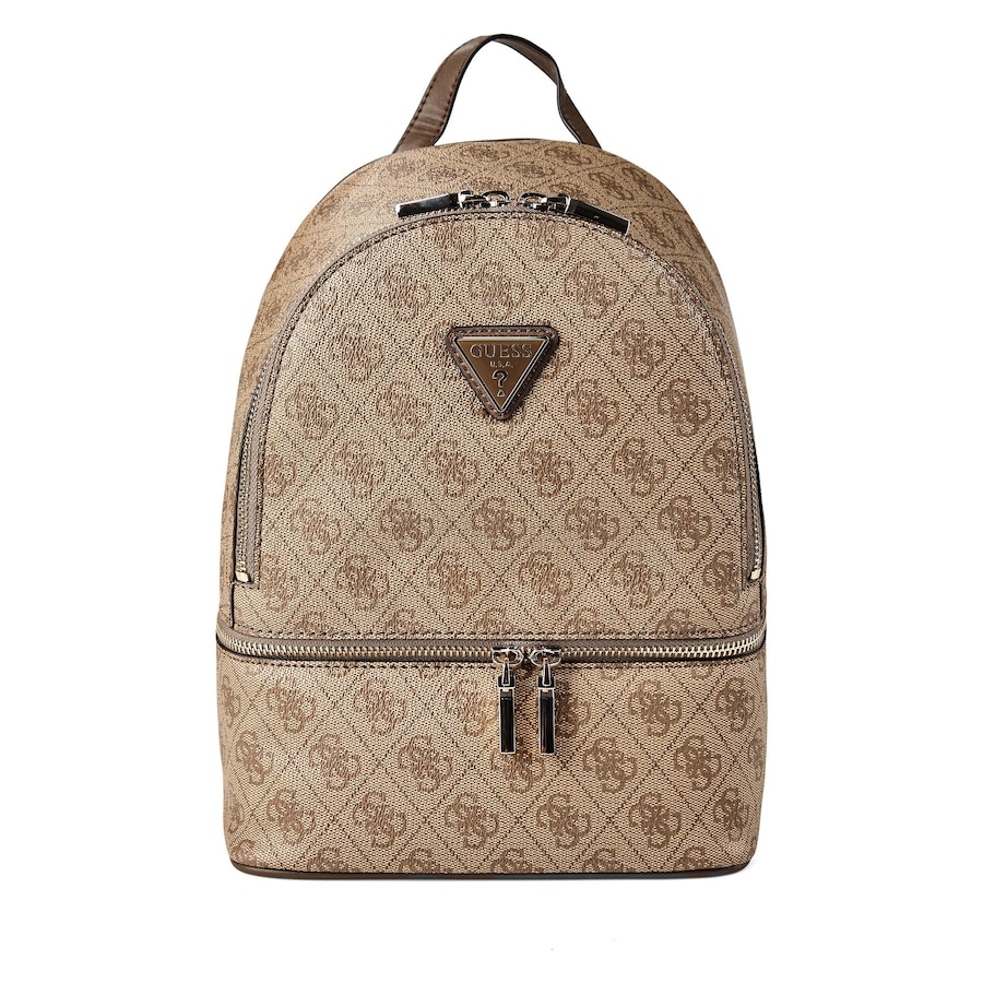 Guess Follie City-Rucksack latte logo Hellbraun Damen