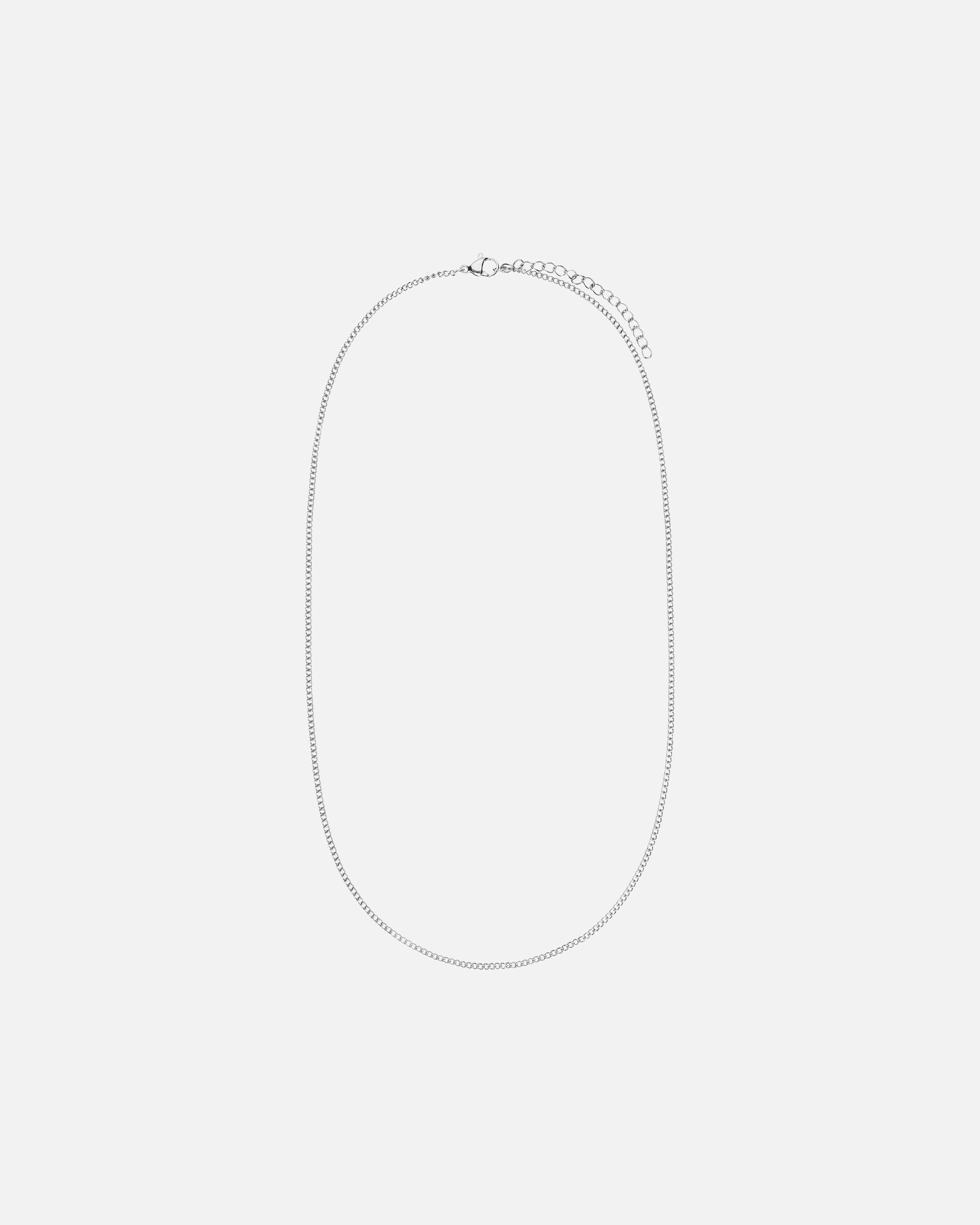 Halskette für Unisex Lucardi Halskette Stahl Silber - 65.0