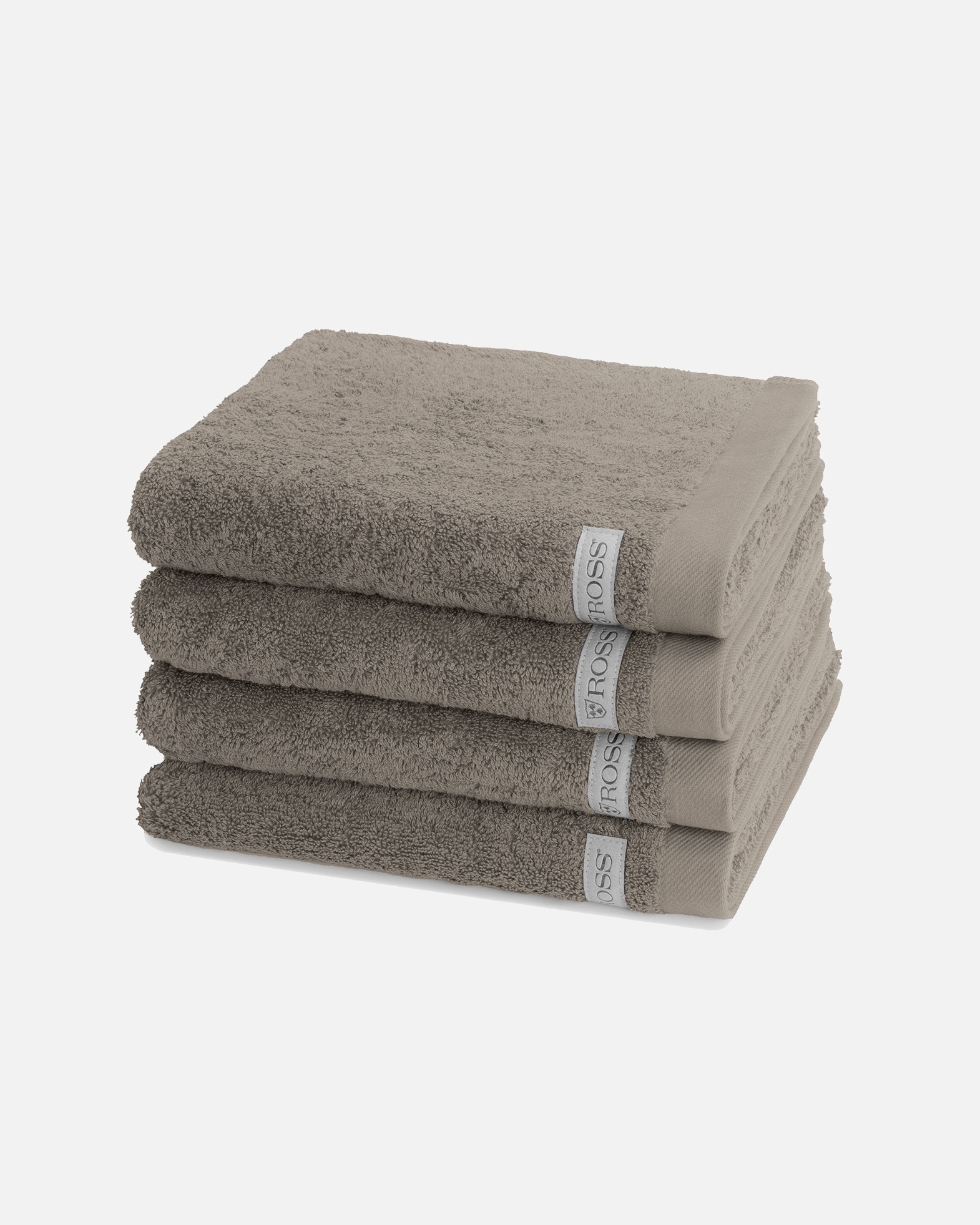 Handtuch für Unisex ROSS Handtuch-Set Sinfonie (4er Set) Taupe