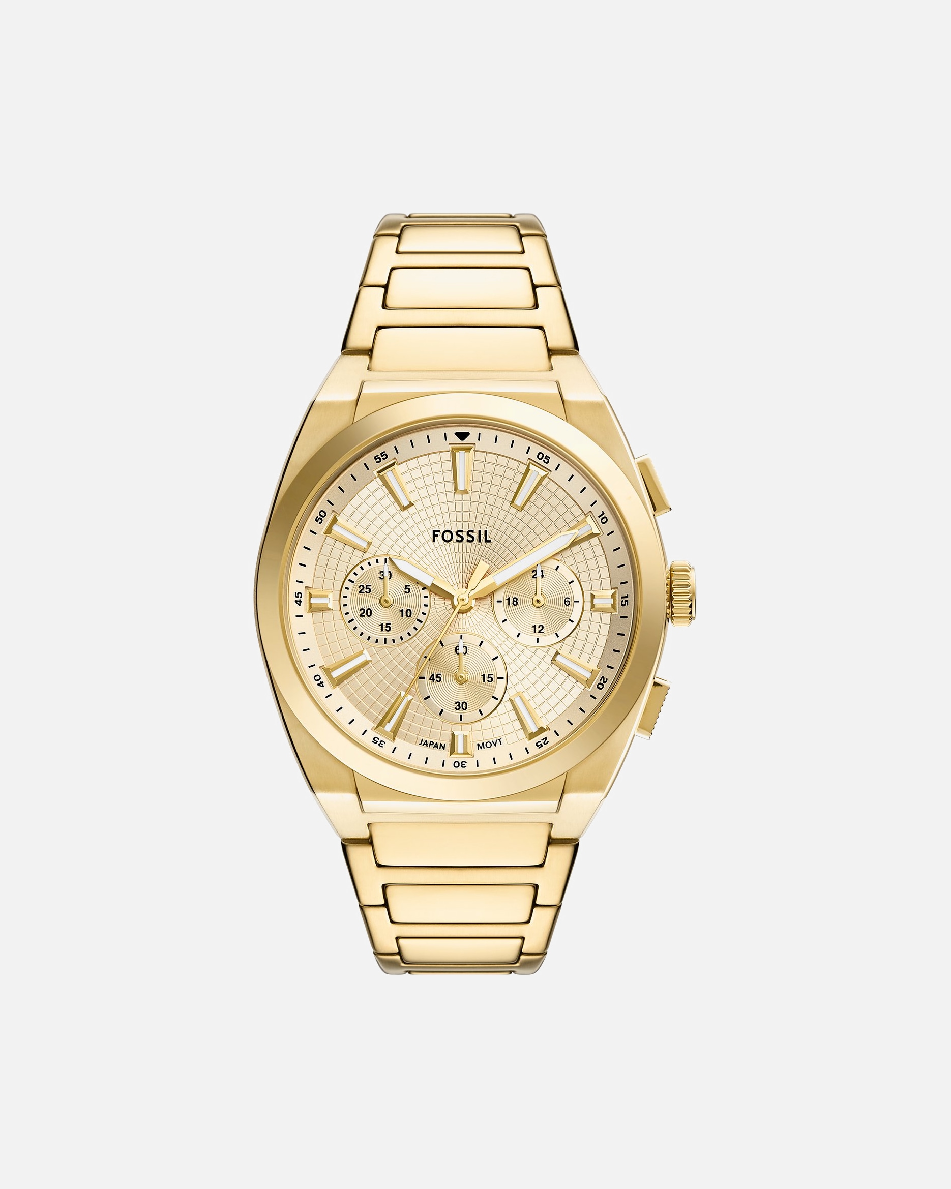 Uhr für Männlich Fossil Chronograph Edelstahl One Size
