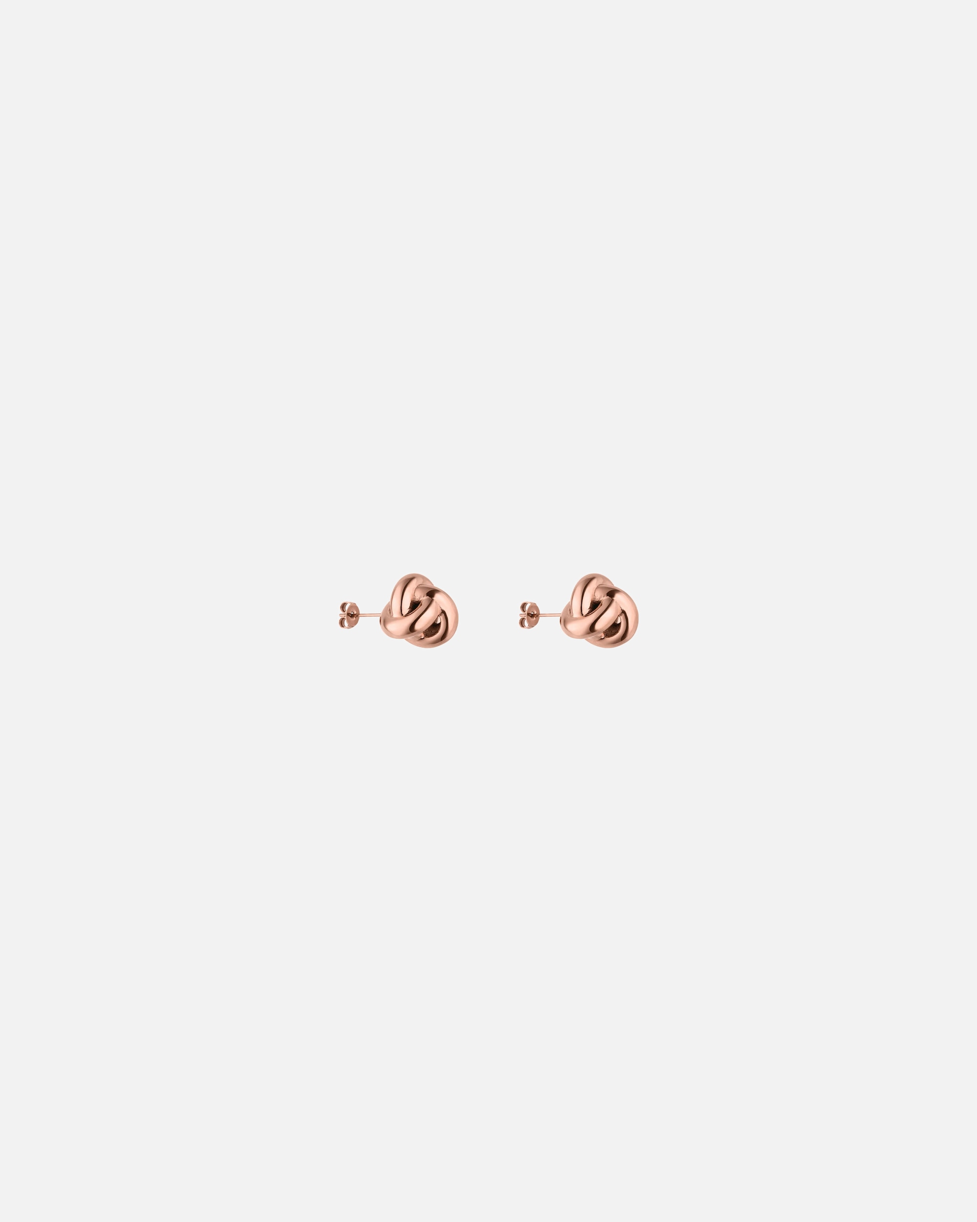 Ohrringe für Weiblich Purelei Knot Ohrringe 100% Edelstahl Rosegold