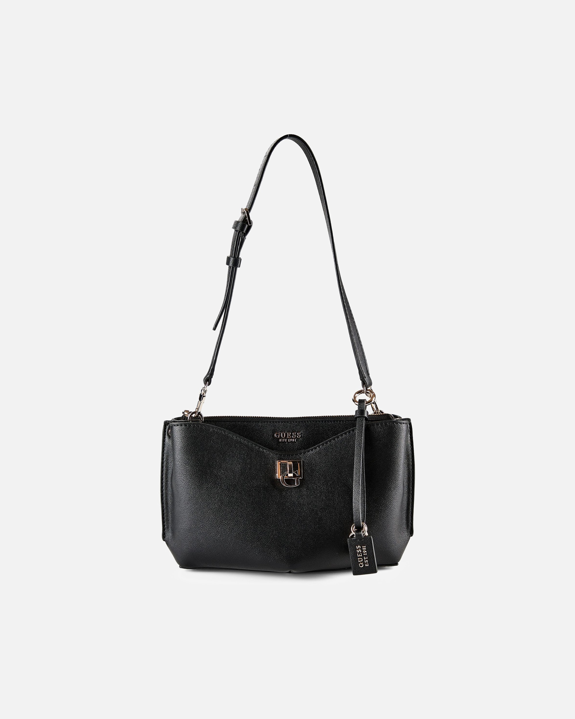 Clutch für Weiblich Guess Bianca Schultertasche black