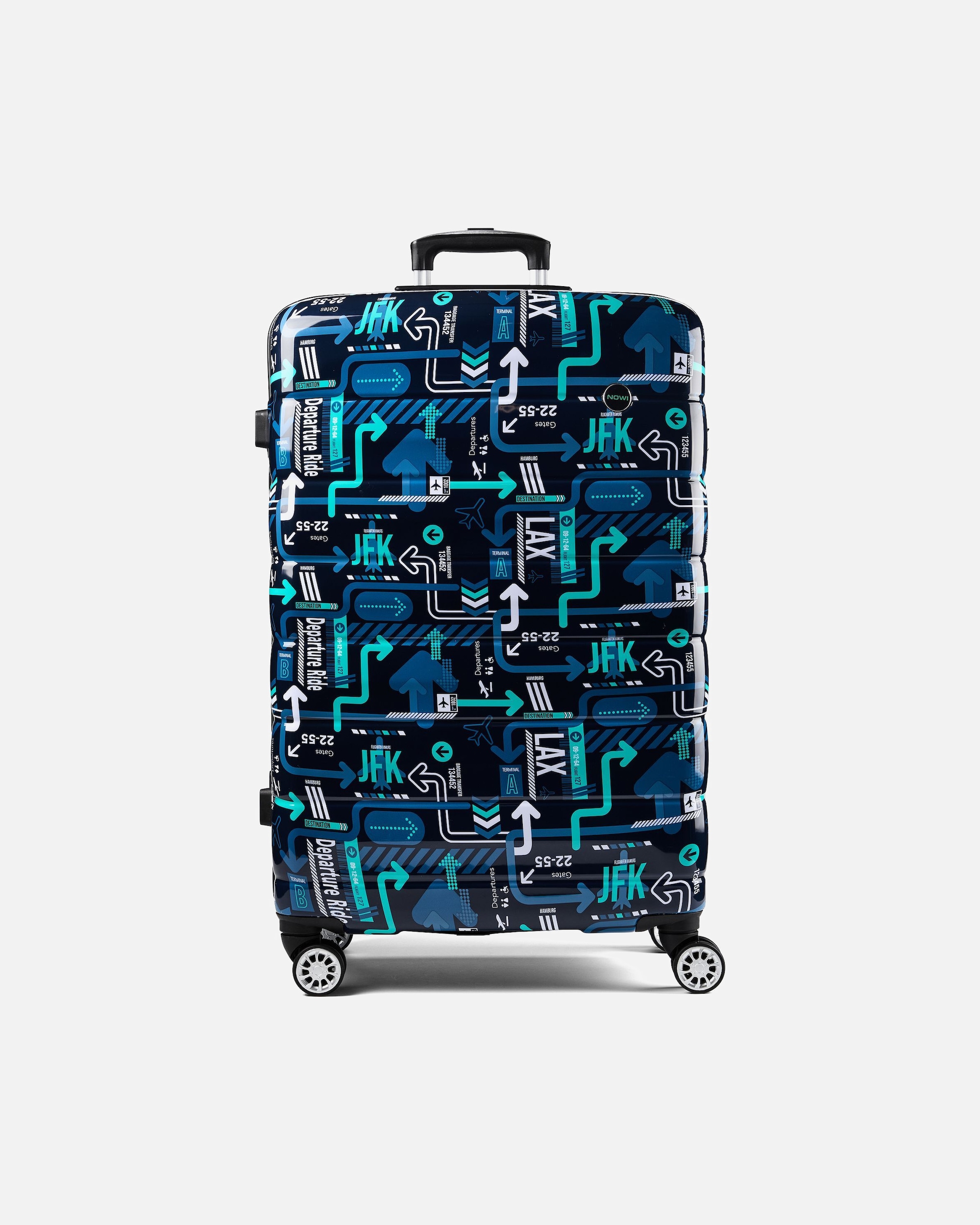 Trolley für Männlich NOWI 4 Rollen Trolley L 76.5 cm blau