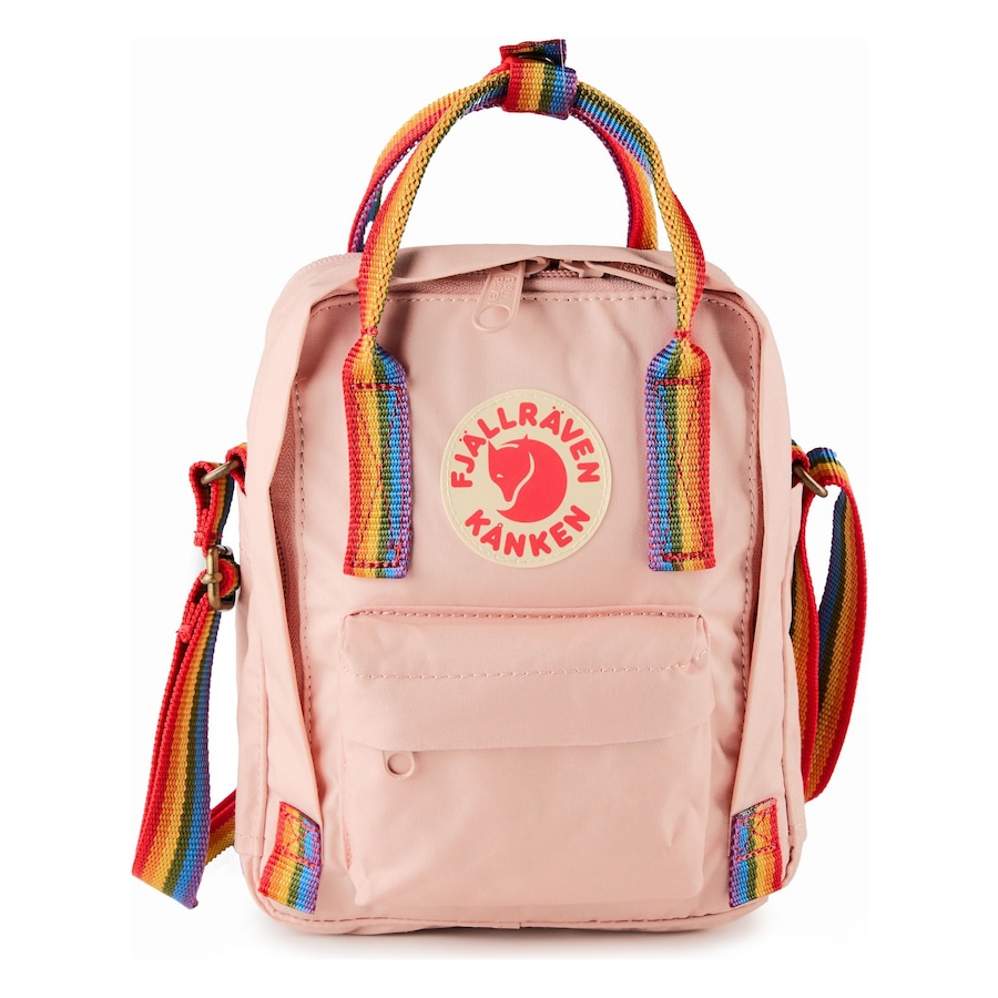 Fjällräven Kanken Umhängeriemen chalk rose-rainbow Silber Herren