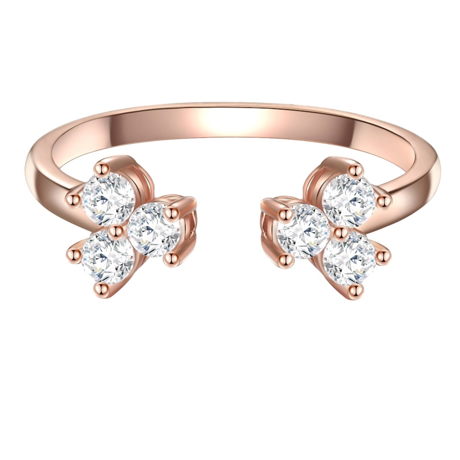 Glanzstücke München Ring Sterling Silber Zirkonia in Roségold 54 Damen