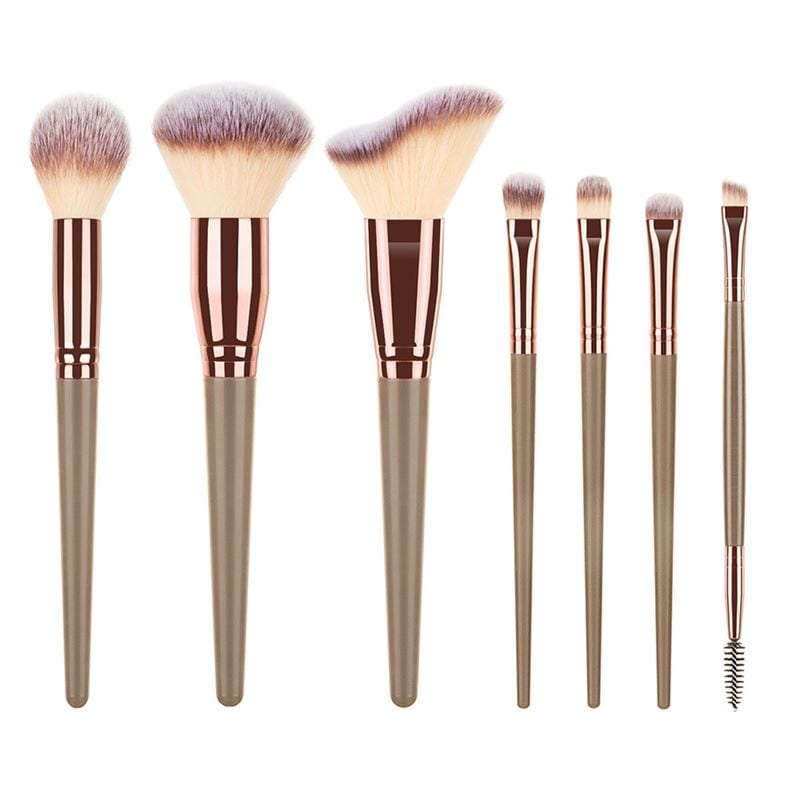 Technique Pro Chamois Makeup Brush Set Khaki