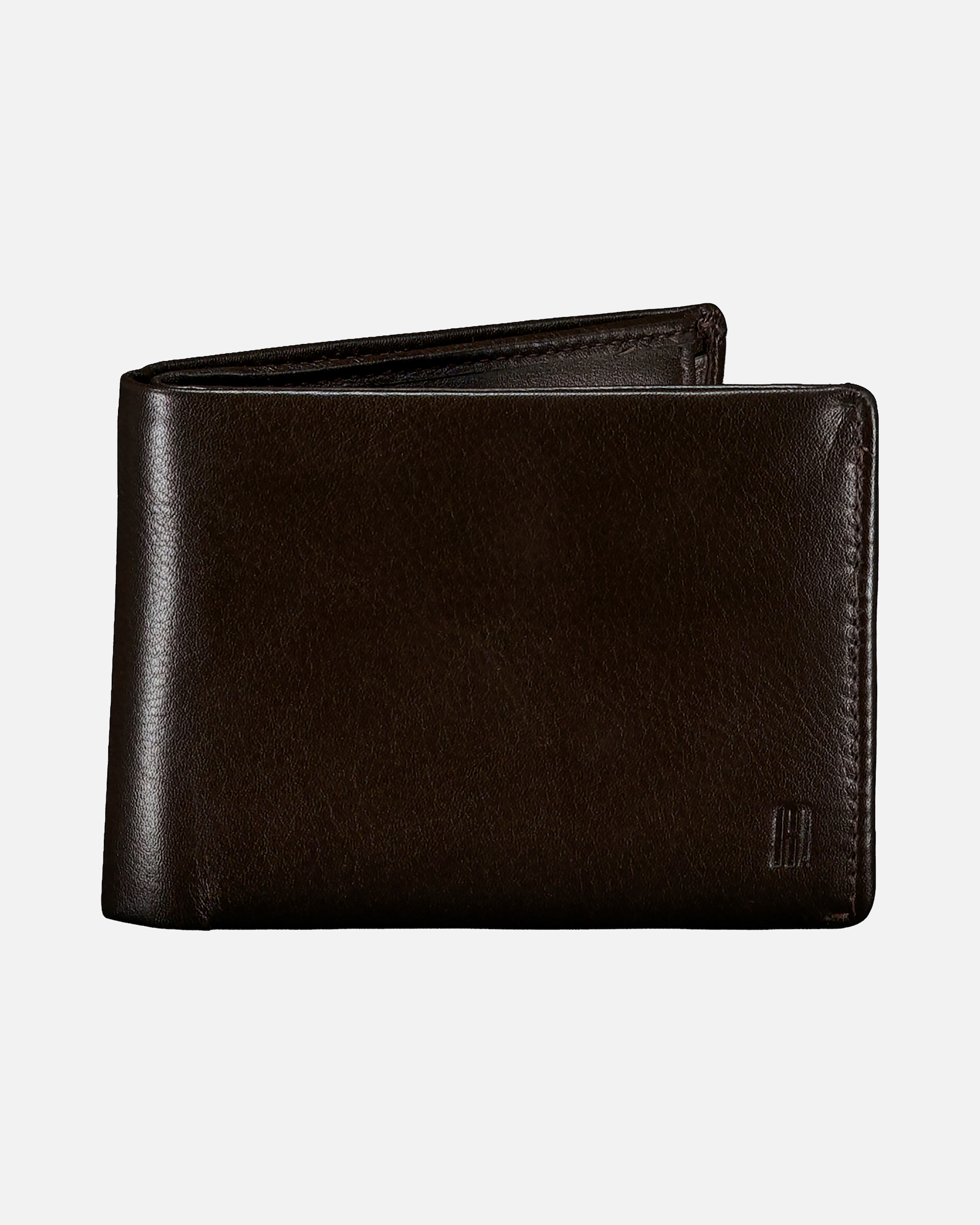 Portemonnaie für Männlich Hausfelder Manufaktur Geldbörse mit RFID-Schutz Dark Brown