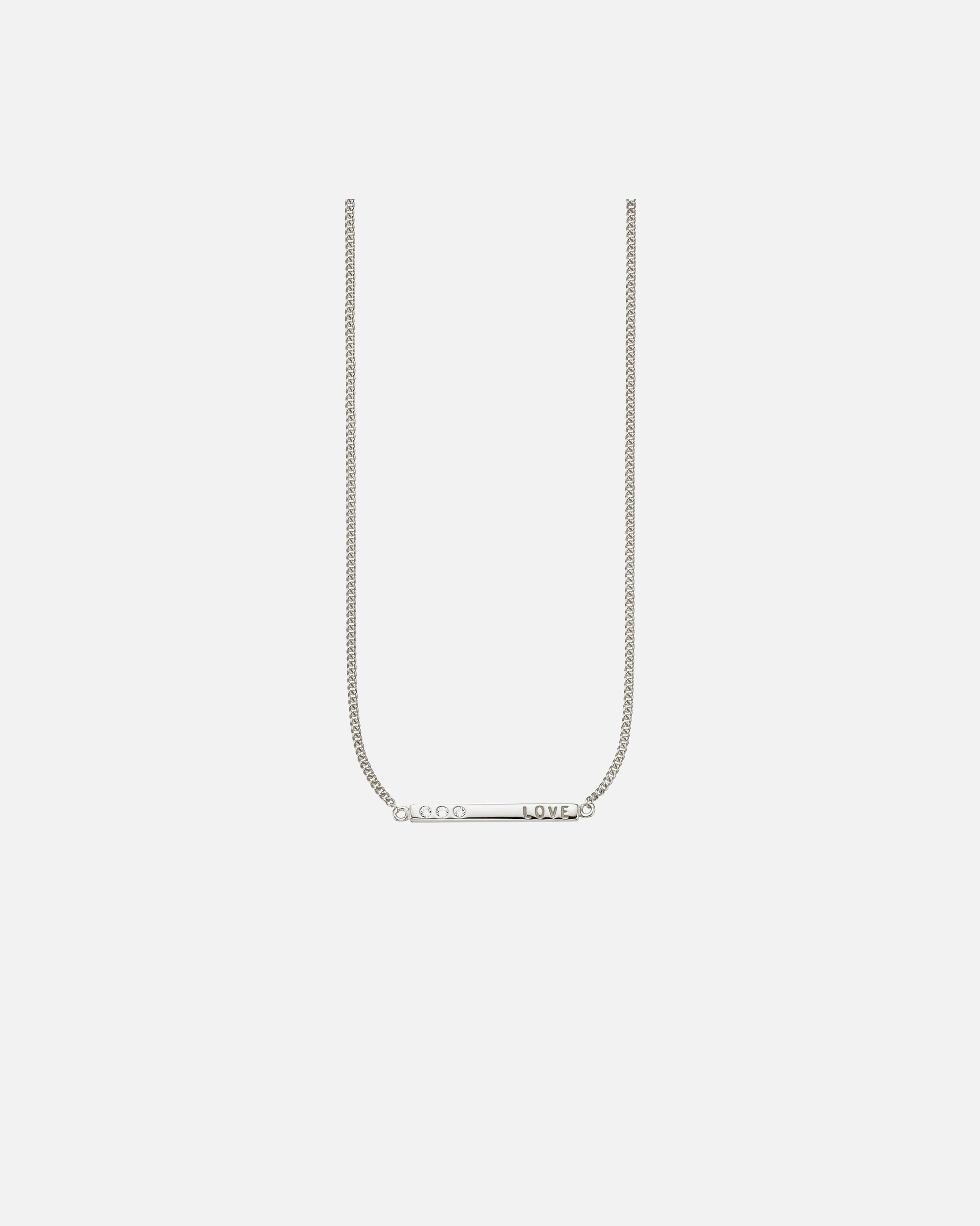 Kette für Weiblich caï Collier 925/- Sterling Silber Zirkonia weiß 39+3cm