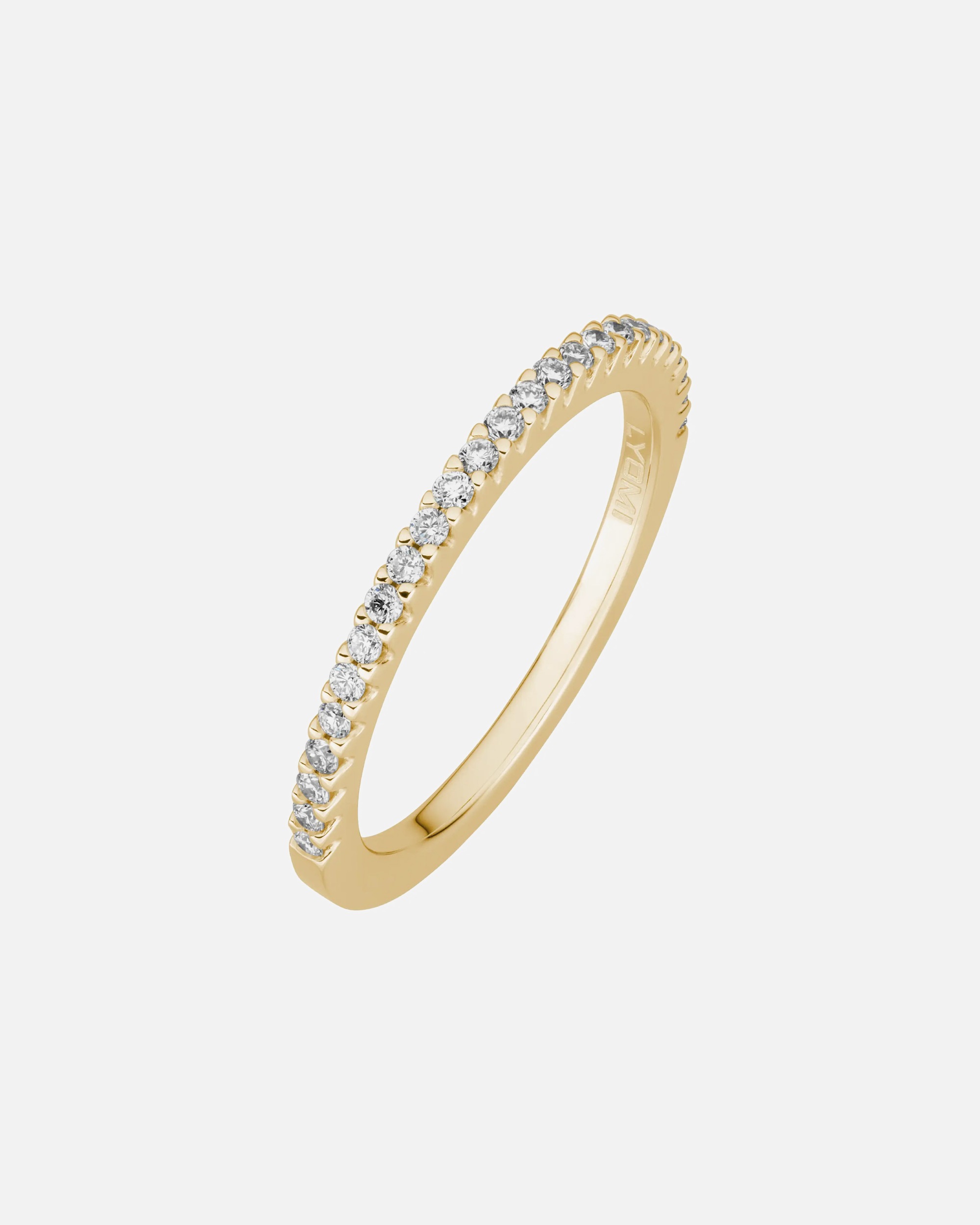 Ring für Weiblich Lyomi Default Brand Line Ring 585/- Gold Diamant Lab Grown weiß 0,28ct. 060 (19,1)