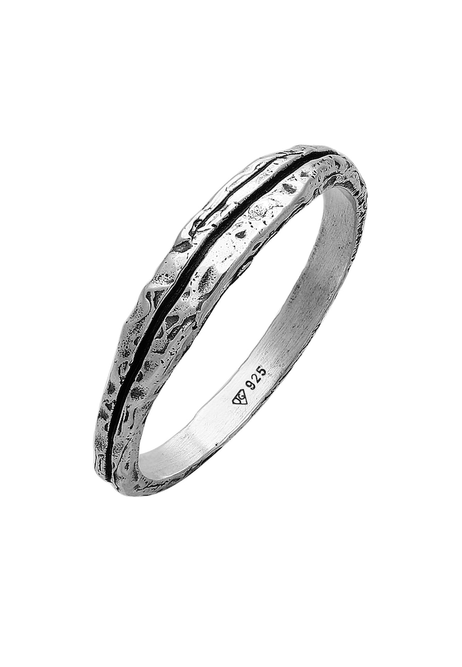 Haze & Glory Bandring - Slider Oxid Finish 925 Silber 64 Herren