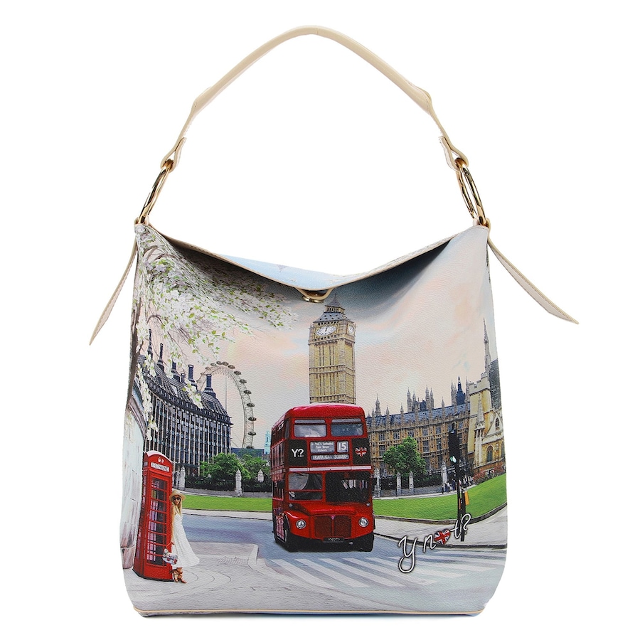 Y Not Yesbag Schultertasche london Rot Damen