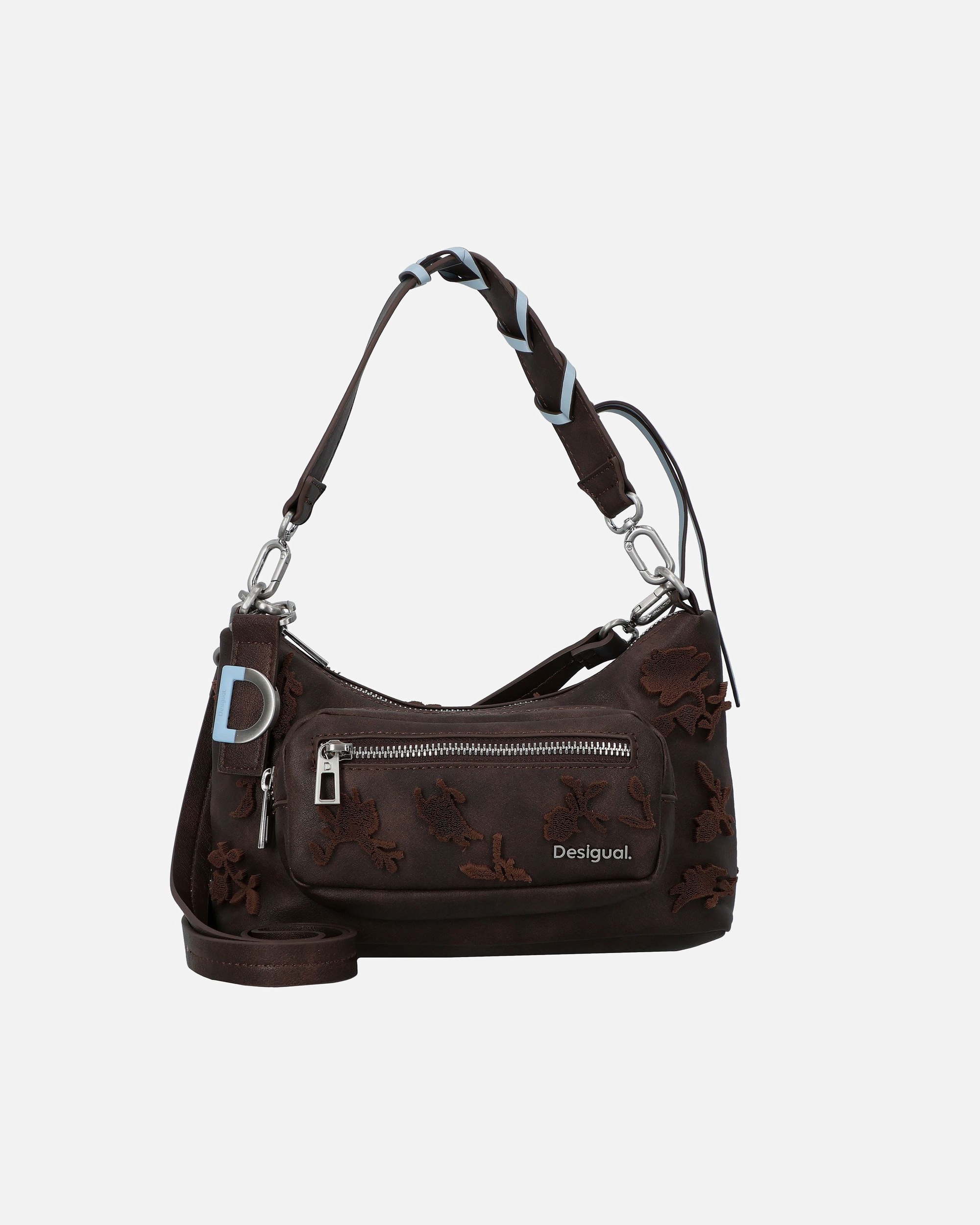 Clutch für Weiblich Desigual Stencil Schultertasche braun