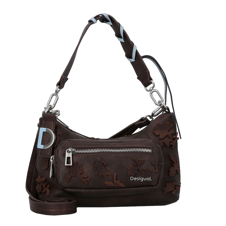 Desigual Stencil Schultertasche braun Damen