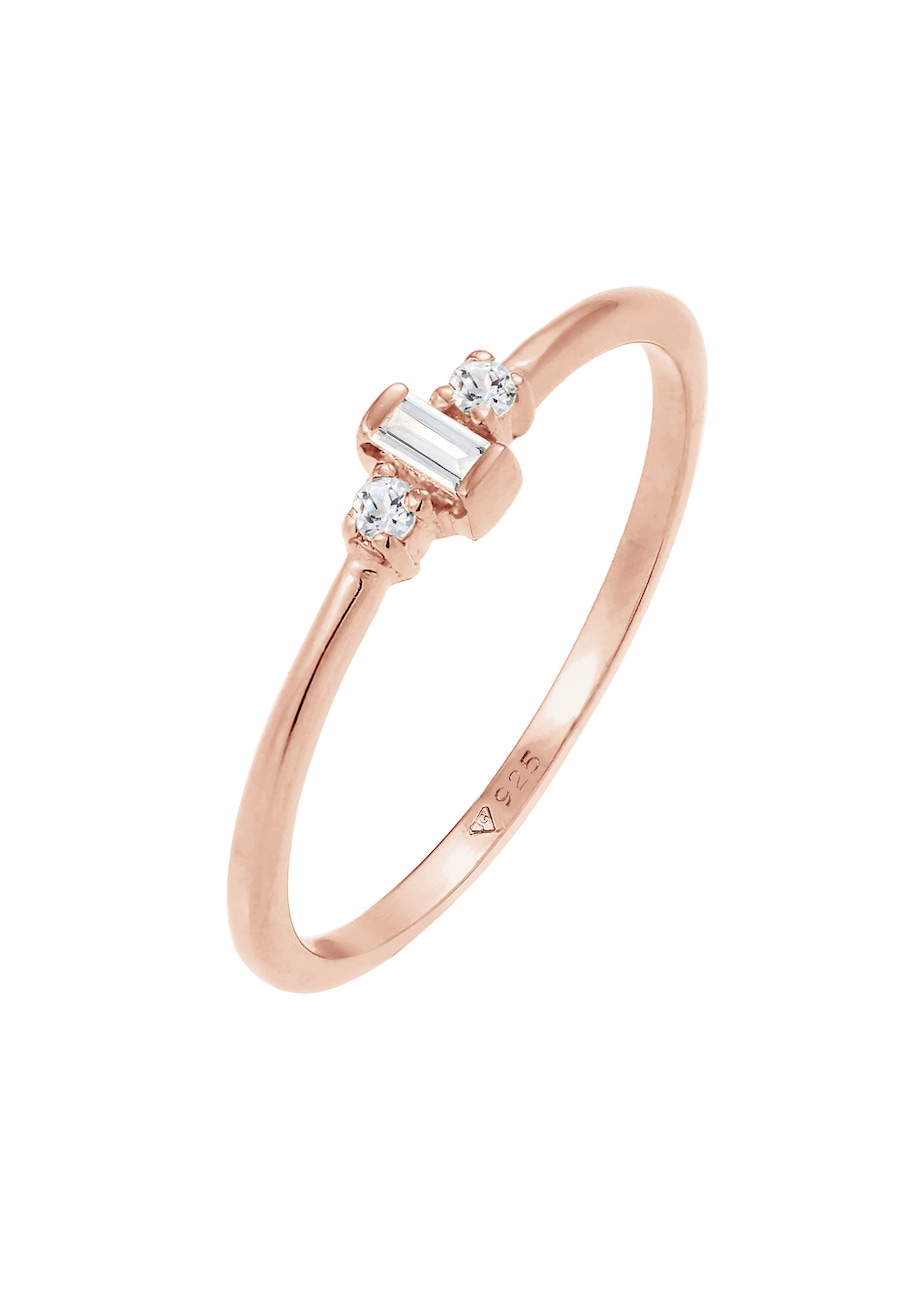 Elli PREMIUM Topas Edelsteine Verlobung 925 Sterling Silber 58 Damen