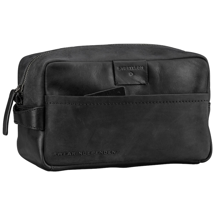 Strellson Kulturbeutel Brick Lane Dick Washbag SHZ Black Schwarz Herren