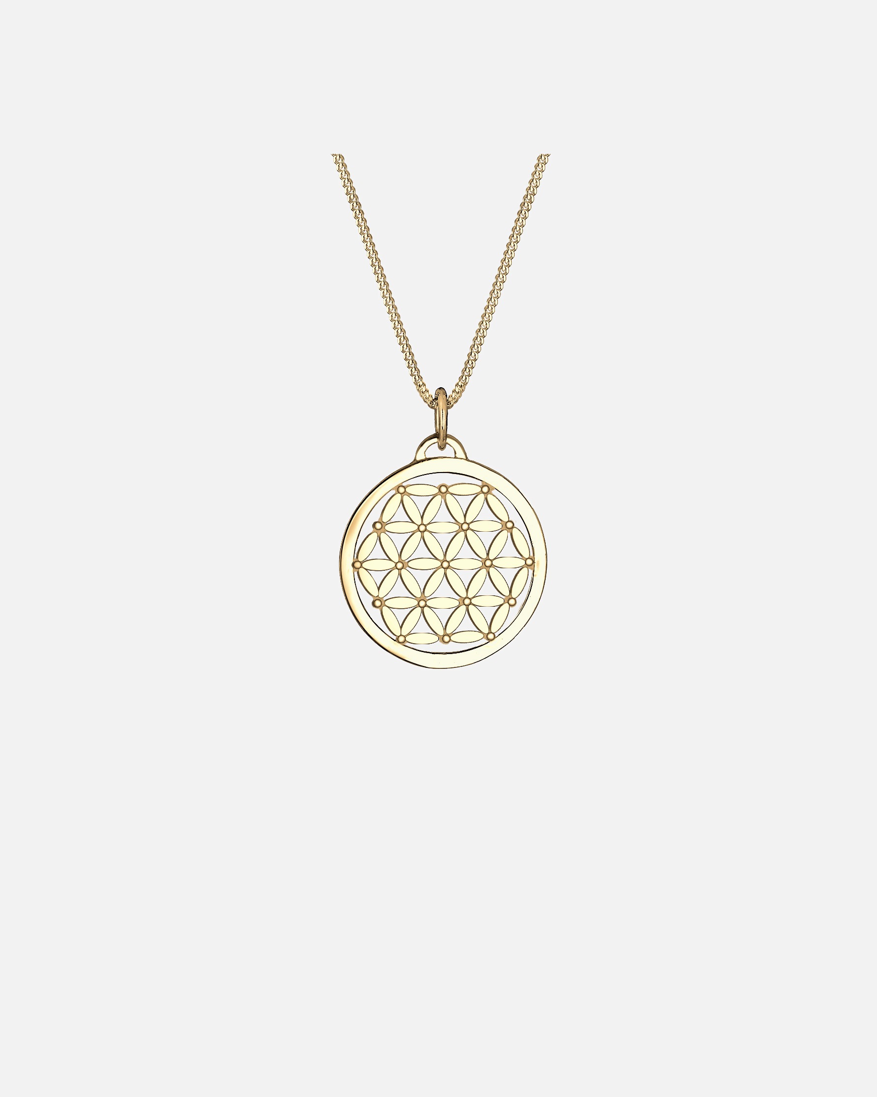 Halskette für Weiblich Elli Elli Naszyjnik Lebensblume 925 Sterling Silber Złoto