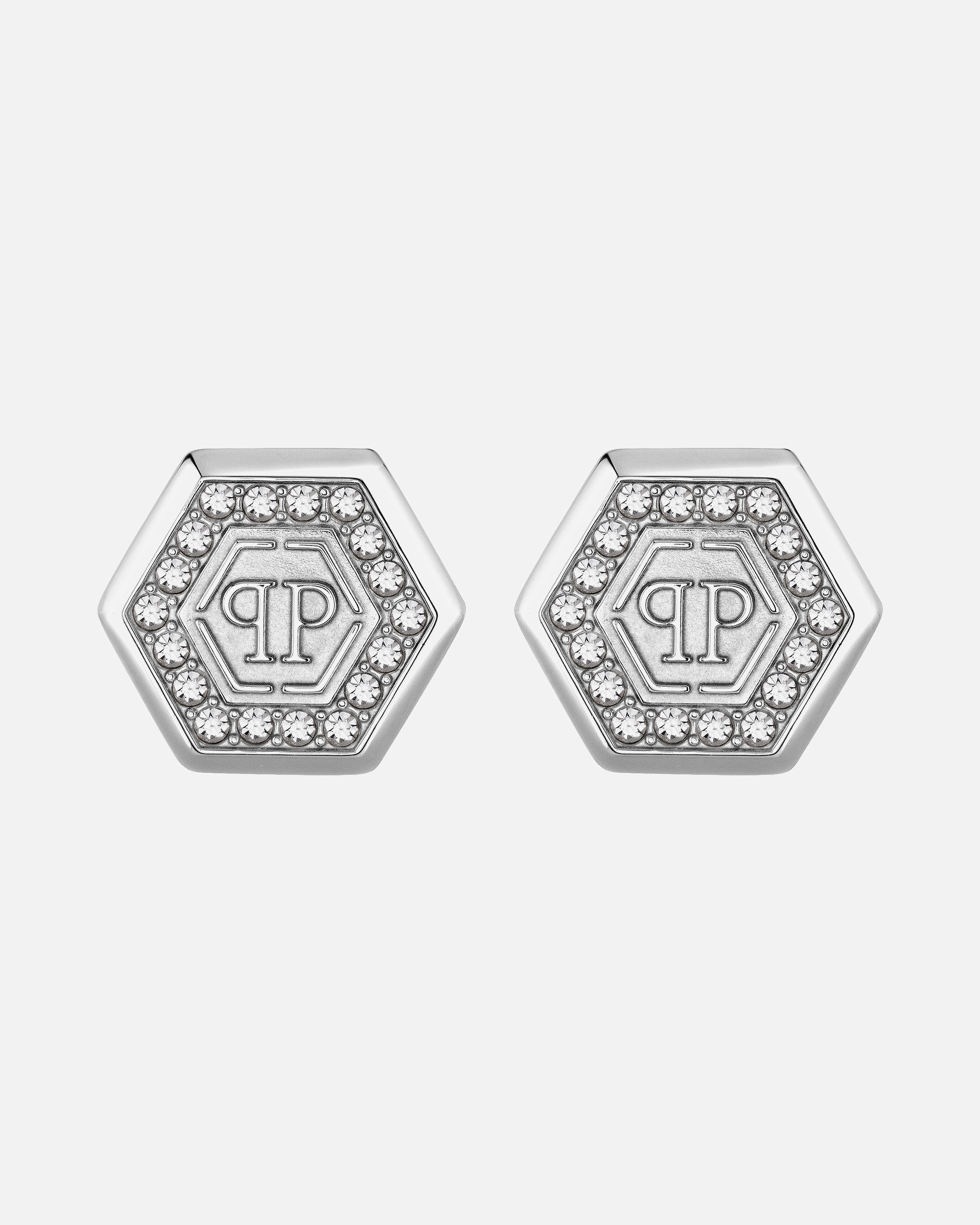 Ohrringe für Weiblich PHILIPP PLEIN Ohrstecker Edelstahl silber