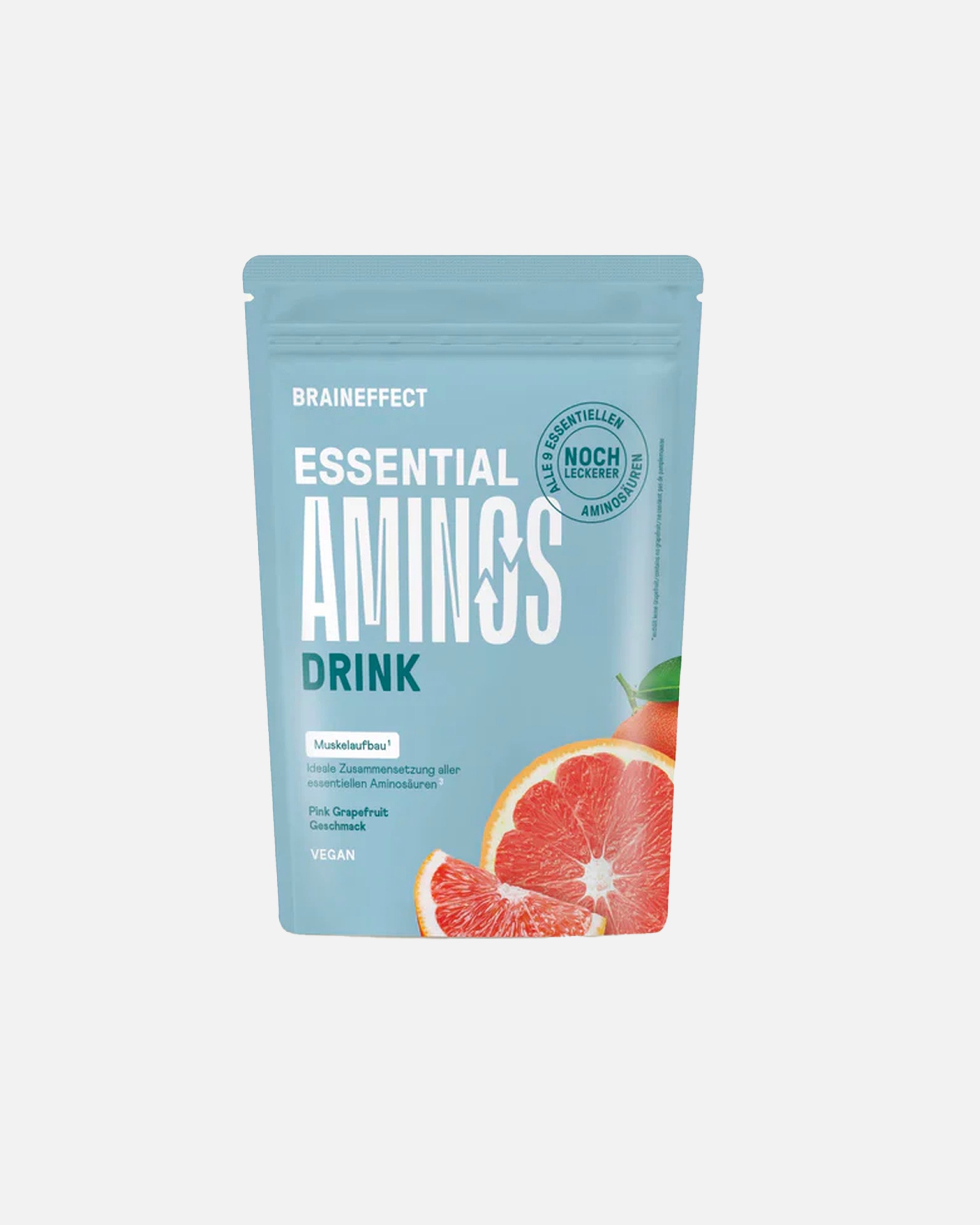 Nahrungsergänzungsmittel für Unisex BRAINEFFECT ESSENTIAL AMINOS DRINK - Aminosäuren-Komplex mit 8 essentiellen Aminosäuren 270 g Pulver
