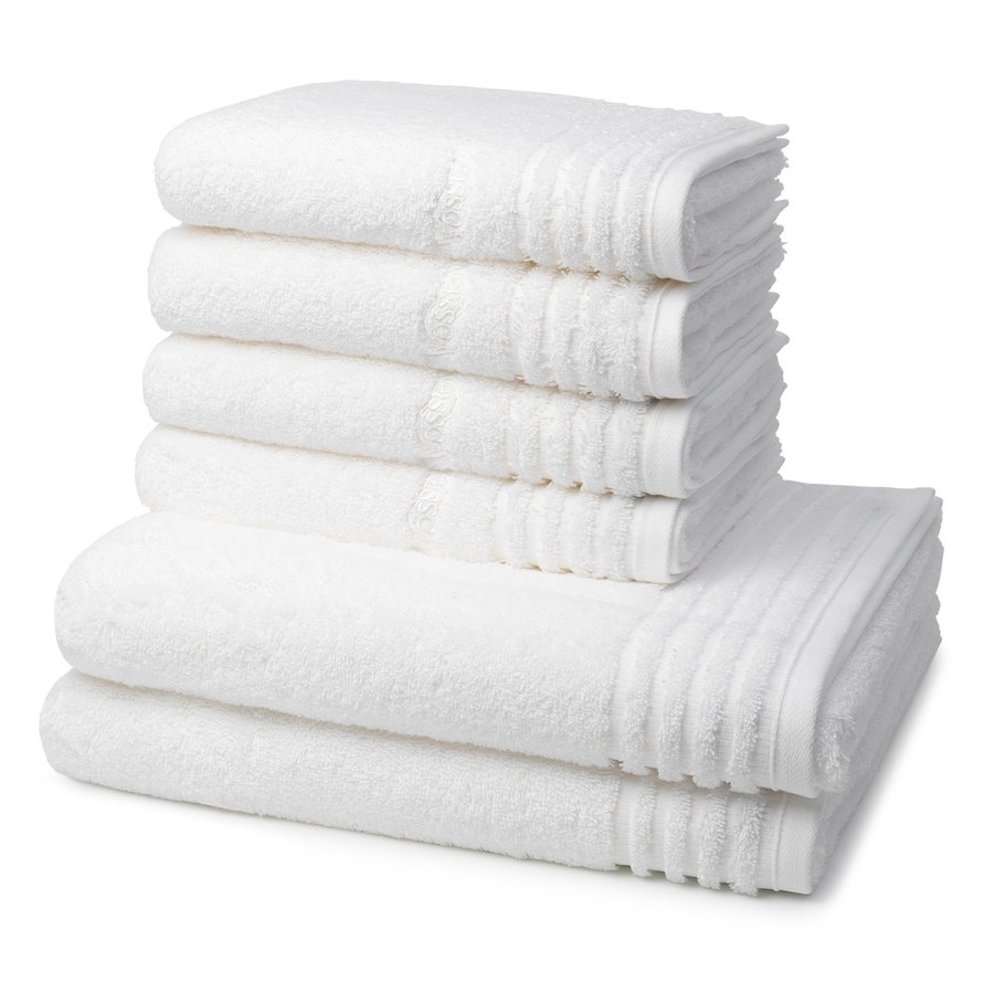 Vossen Vienna Supersoft 6-teilig Handtuch-Set Weiß Weiss