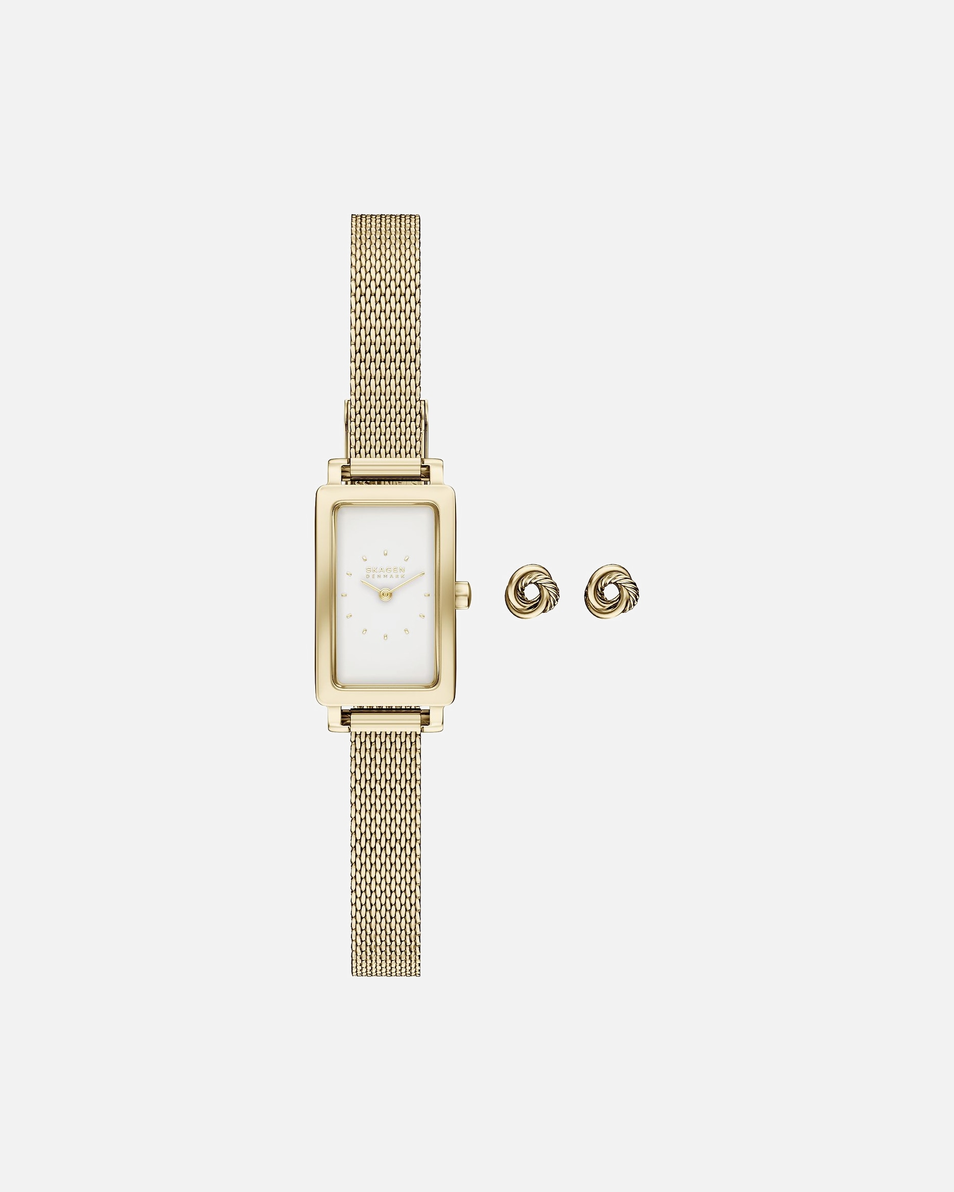 Uhr für Weiblich Skagen Uhren-Set Edelstahl One Size