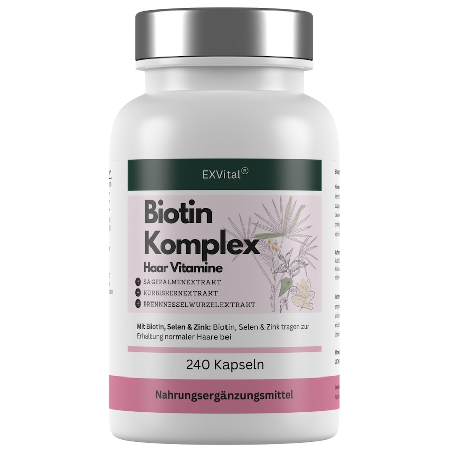 EXVital EXVital Biotin Komplex Kapseln, hochdosiert, 10.000μg 152 g