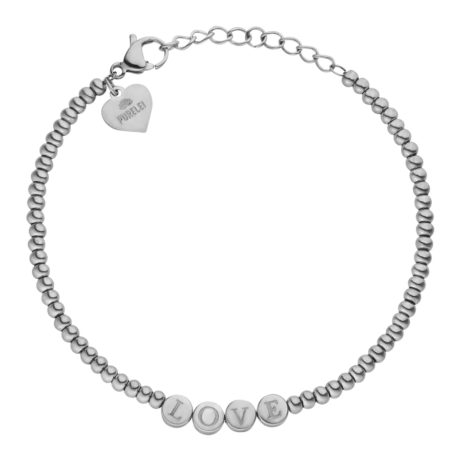 Purelei Spread Love Armband 100% Edelstahl Silver Damen