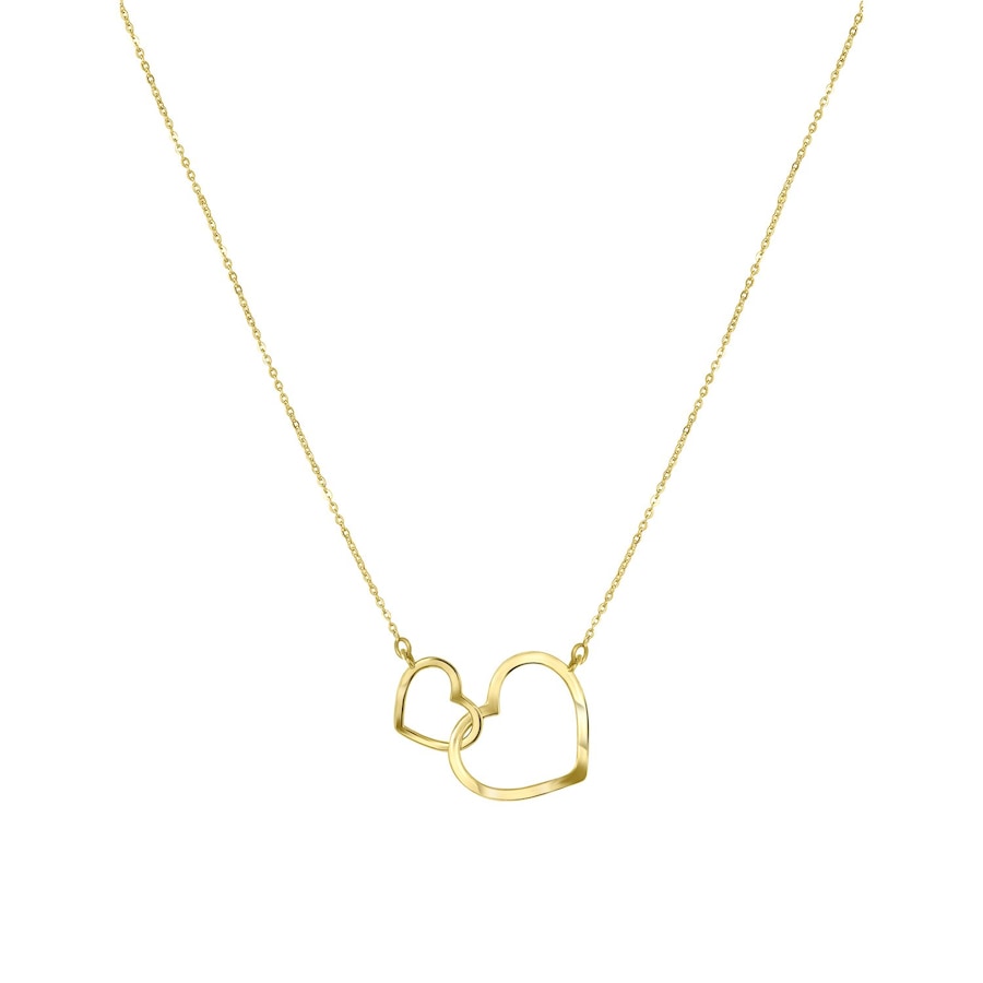 Lucardi Halskette 585 Gold 45cm -goldfarbig Damen