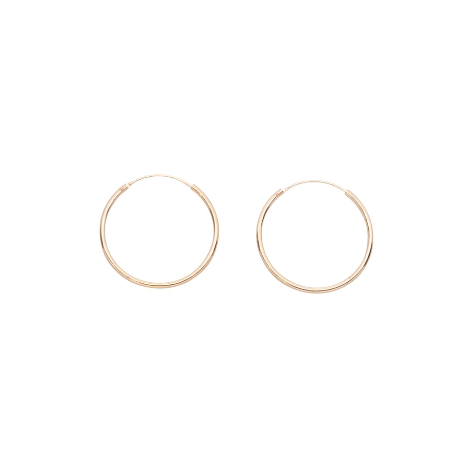 fejn Ohrringe Simple Hoop nachhaltiger Echtschmuck M Damen