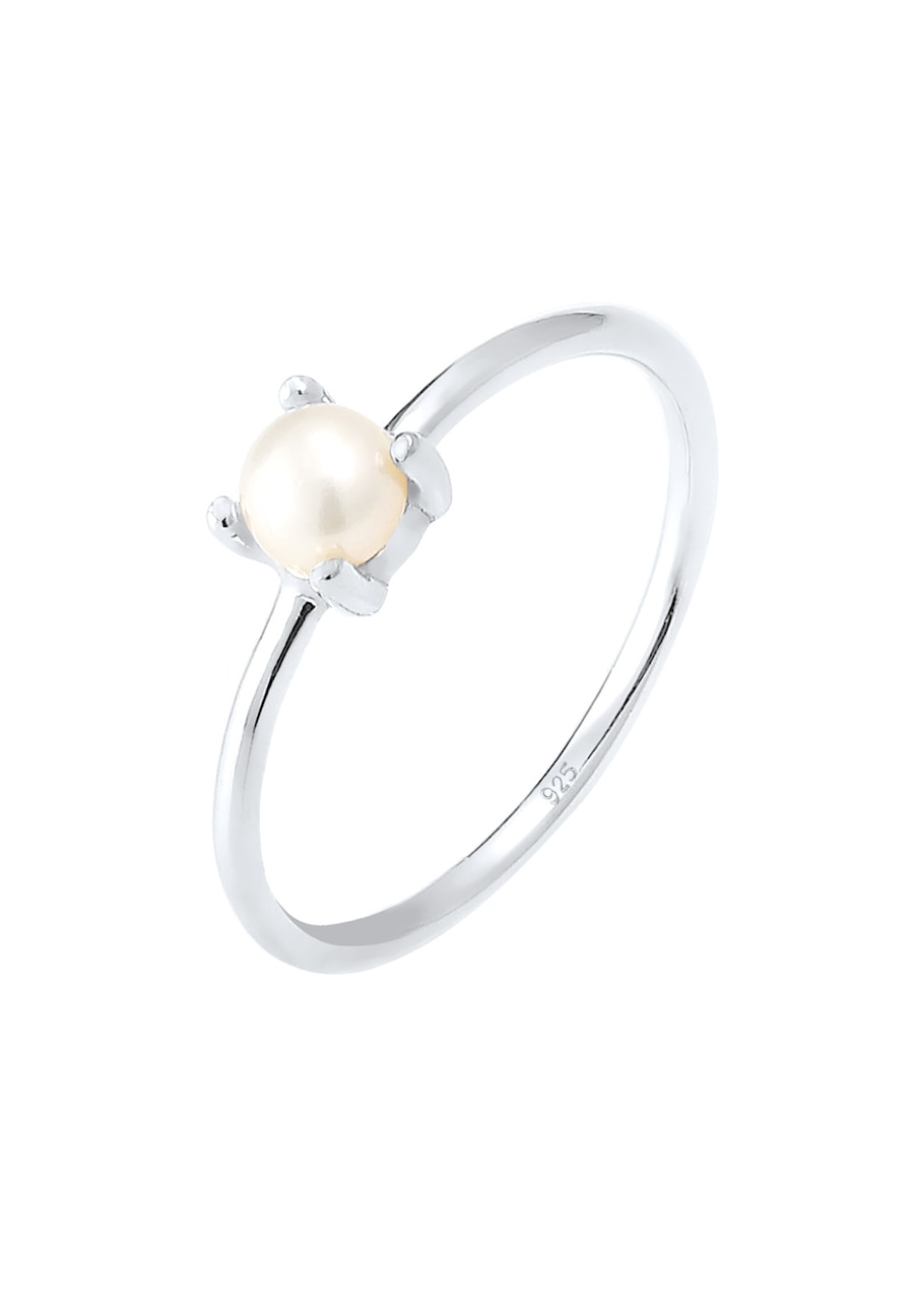 Elli Süsswasserperle Filigran 925 Sterling Silber 52 Damen
