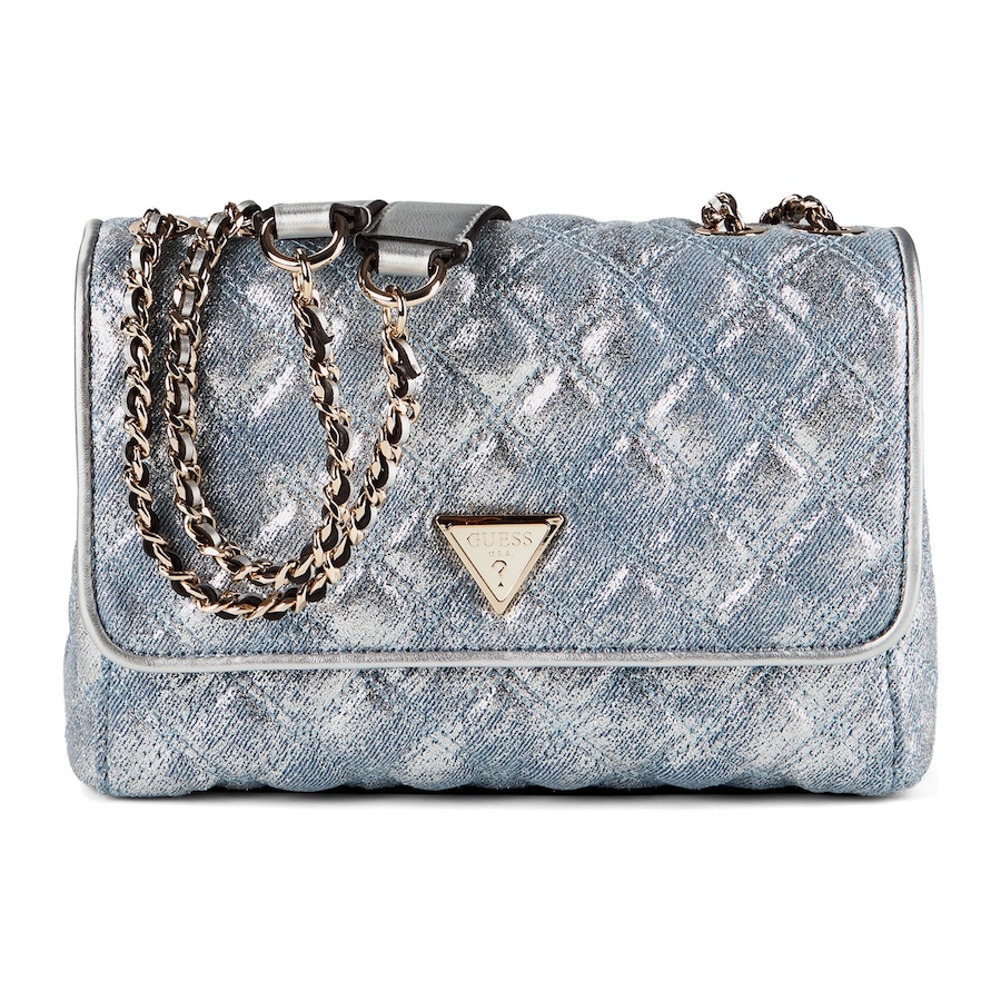 Guess Giully II Umhängetasche metallic denim Silber Damen