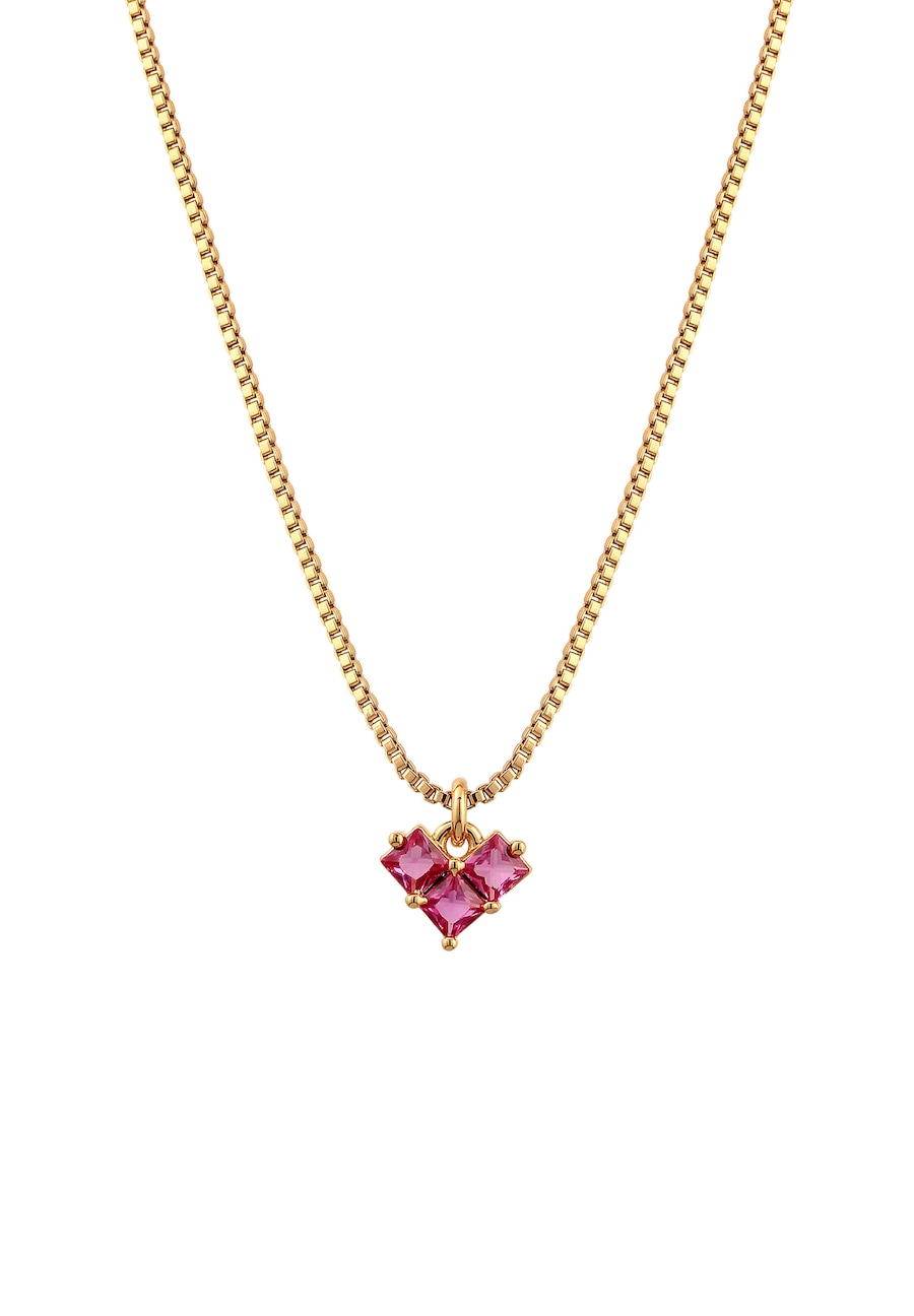 Elli Herz Glas Kristalle Goldfarben 45 Damen