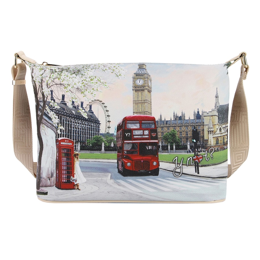 Y Not Yesbag Umhängetasche london Grau Damen