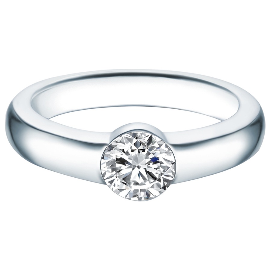 Trilani Ring aus Sterling Silber in silber mit Kristallen von Swarovski 52 Damen